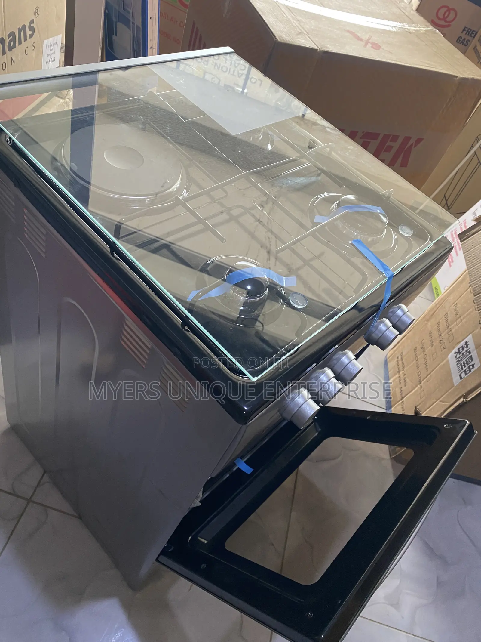 Unitek 3 Gas+1 Electric Standing Cooker With Oven-Brand New