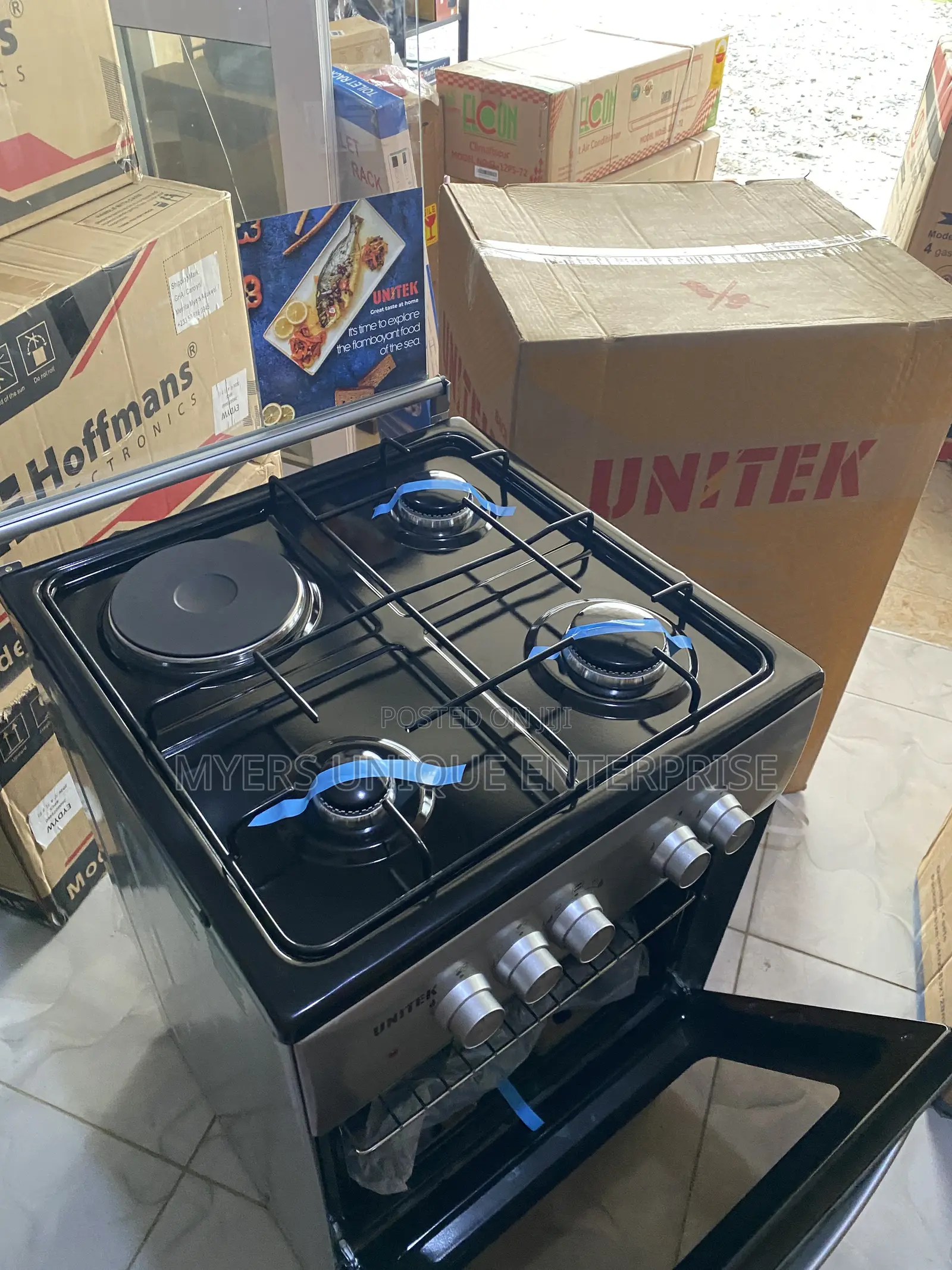 High Quality Unitek Standing Cooker With Oven