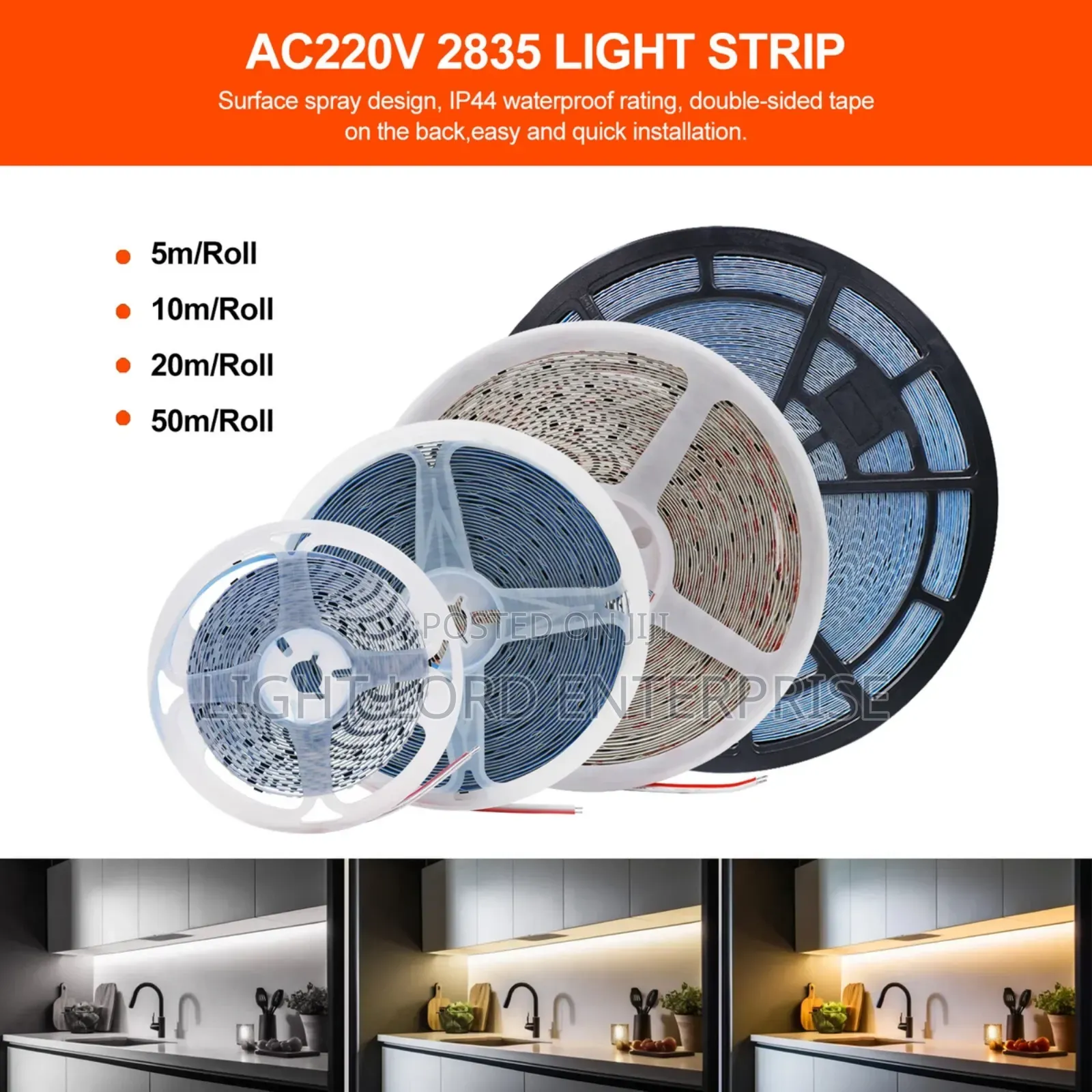 Strong and Durable Led Strip 220v 10m