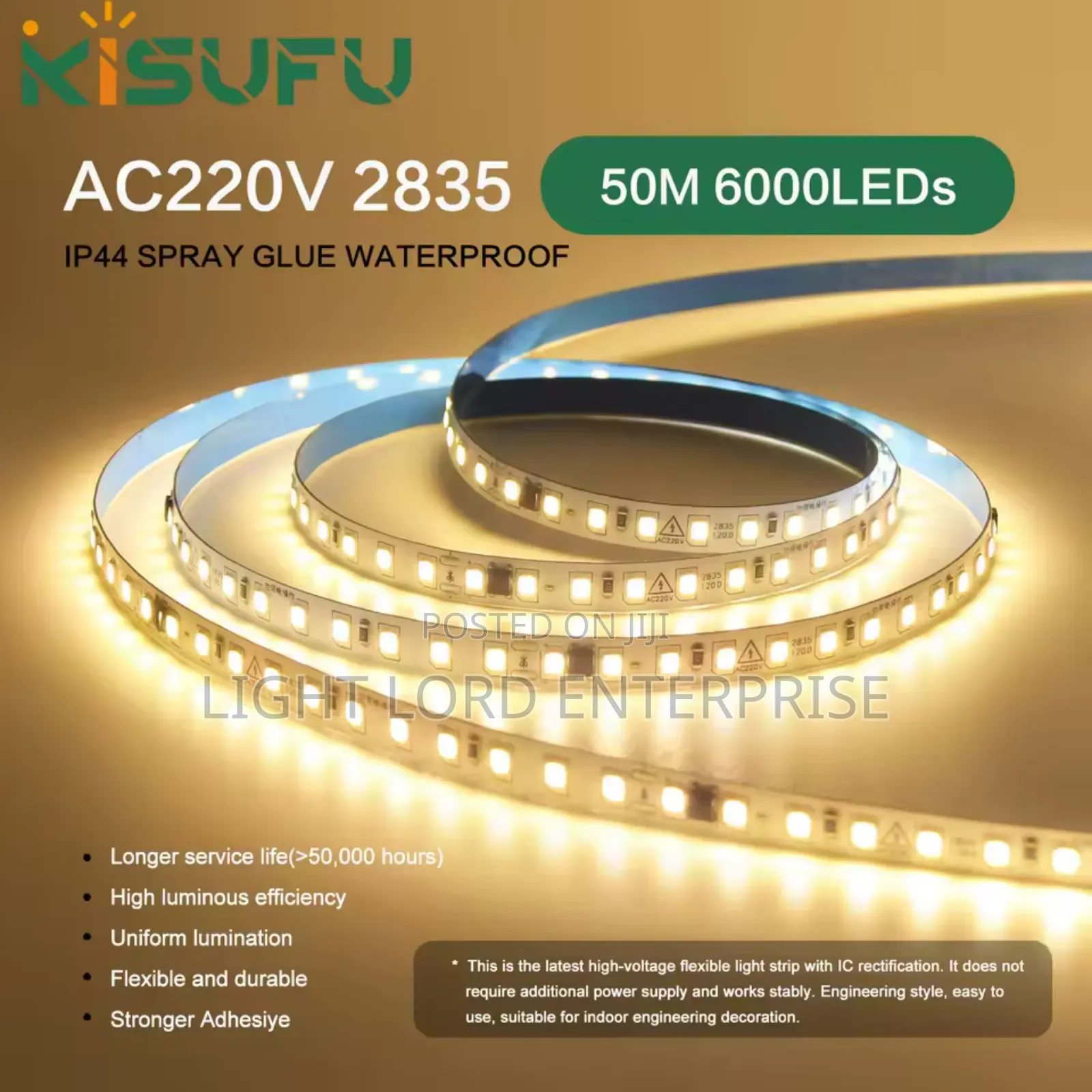 Strong and Durable Led Strip 220v 10m