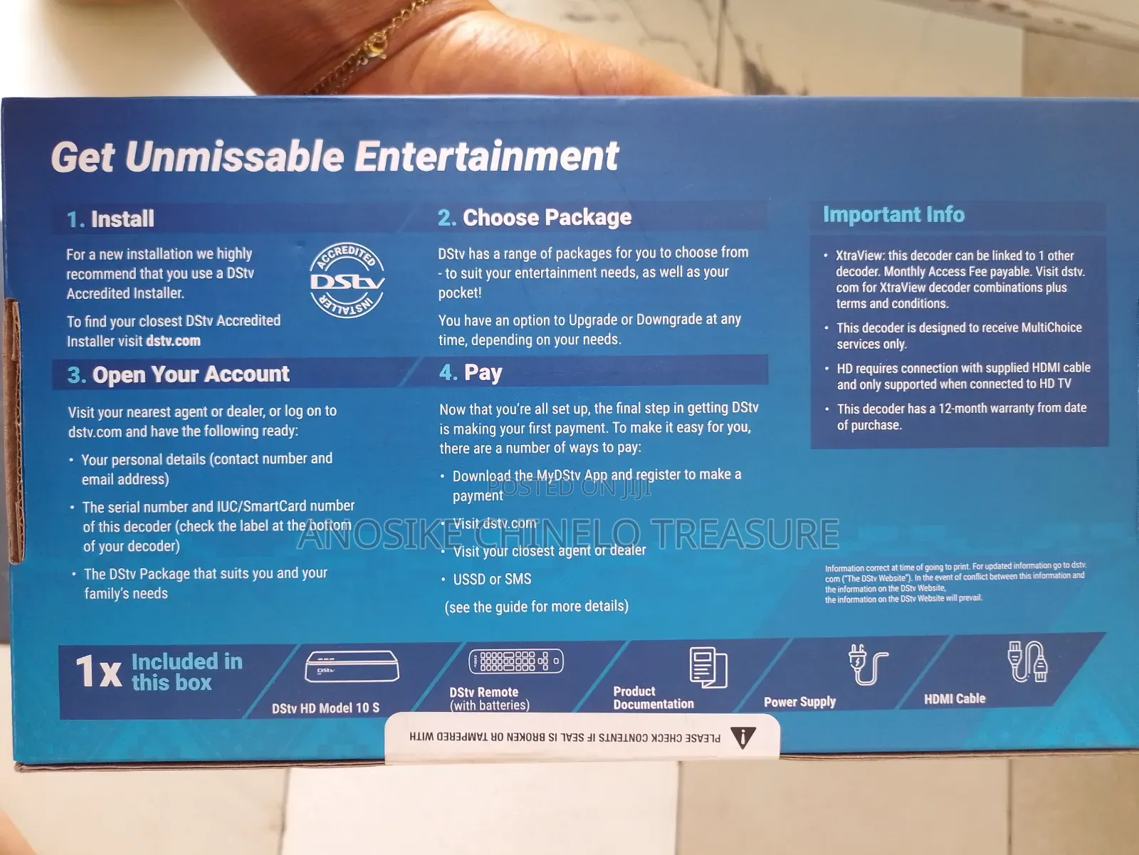 DSTV Decoder Your Home of Entertainment