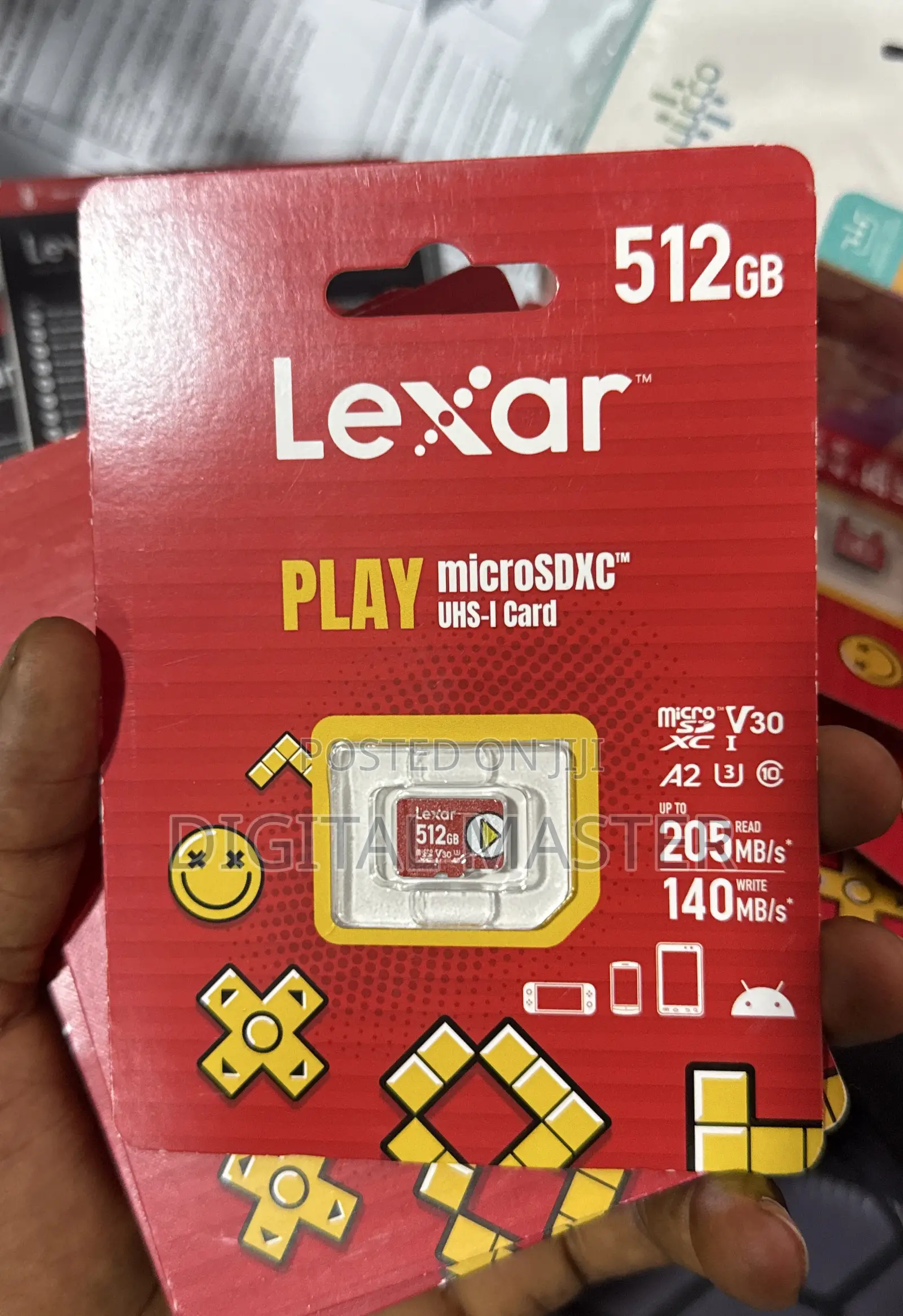 Lexar 512gb Play Uhs-I Microsdxc Memory Card