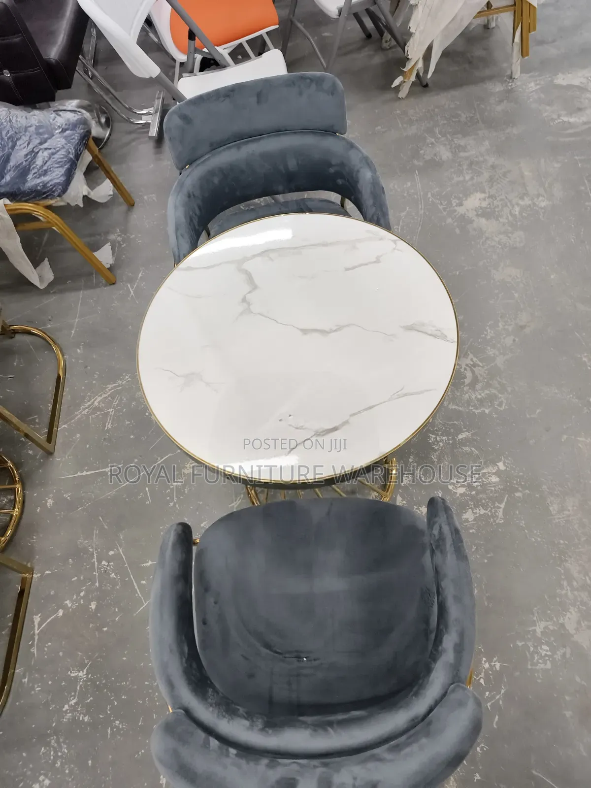 The Imperial Velvet 2 Seater Dining Set
