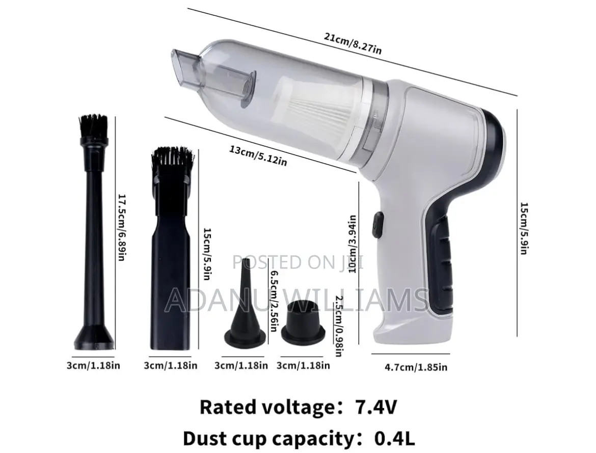 Portable 3-in-1-cordless Handheld Vacuum Cleaner