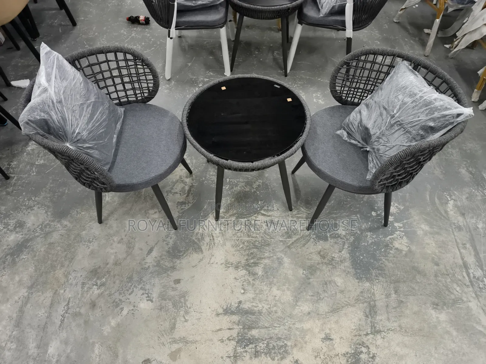 The Aurora Luxe 2 Seater Dining Set
