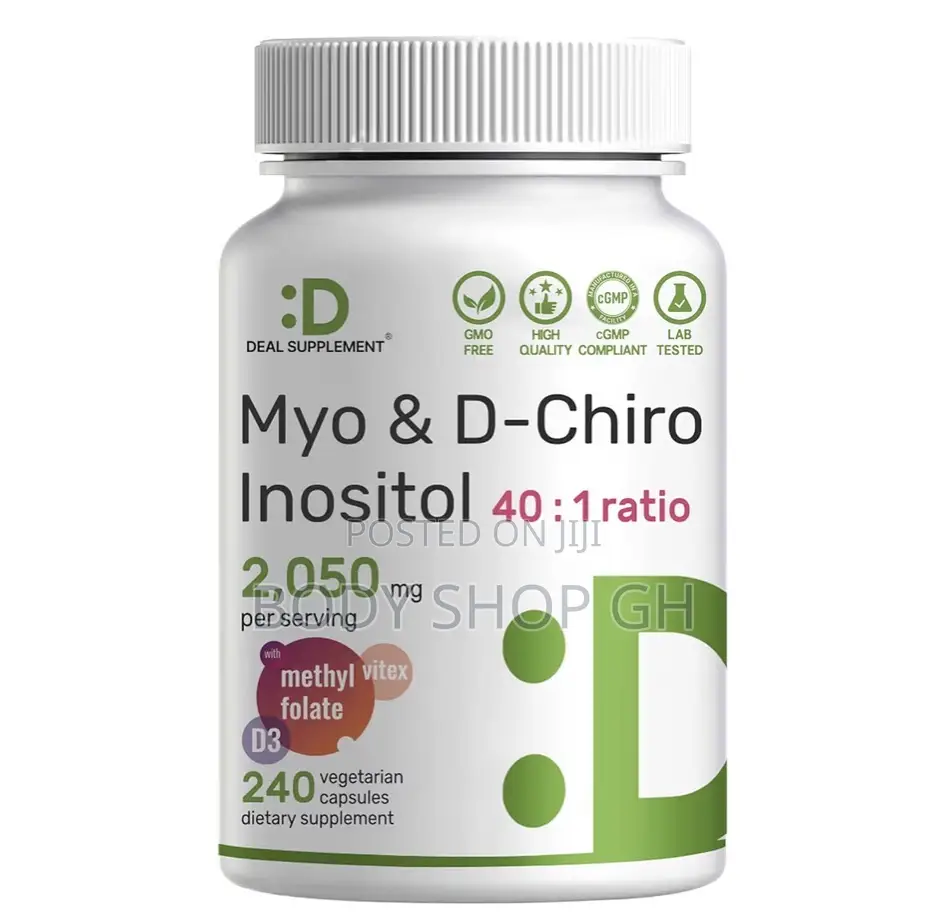 Myo-Inositol D-Chiro Inositol - Methylfolate, Vitamin D3, Vitex