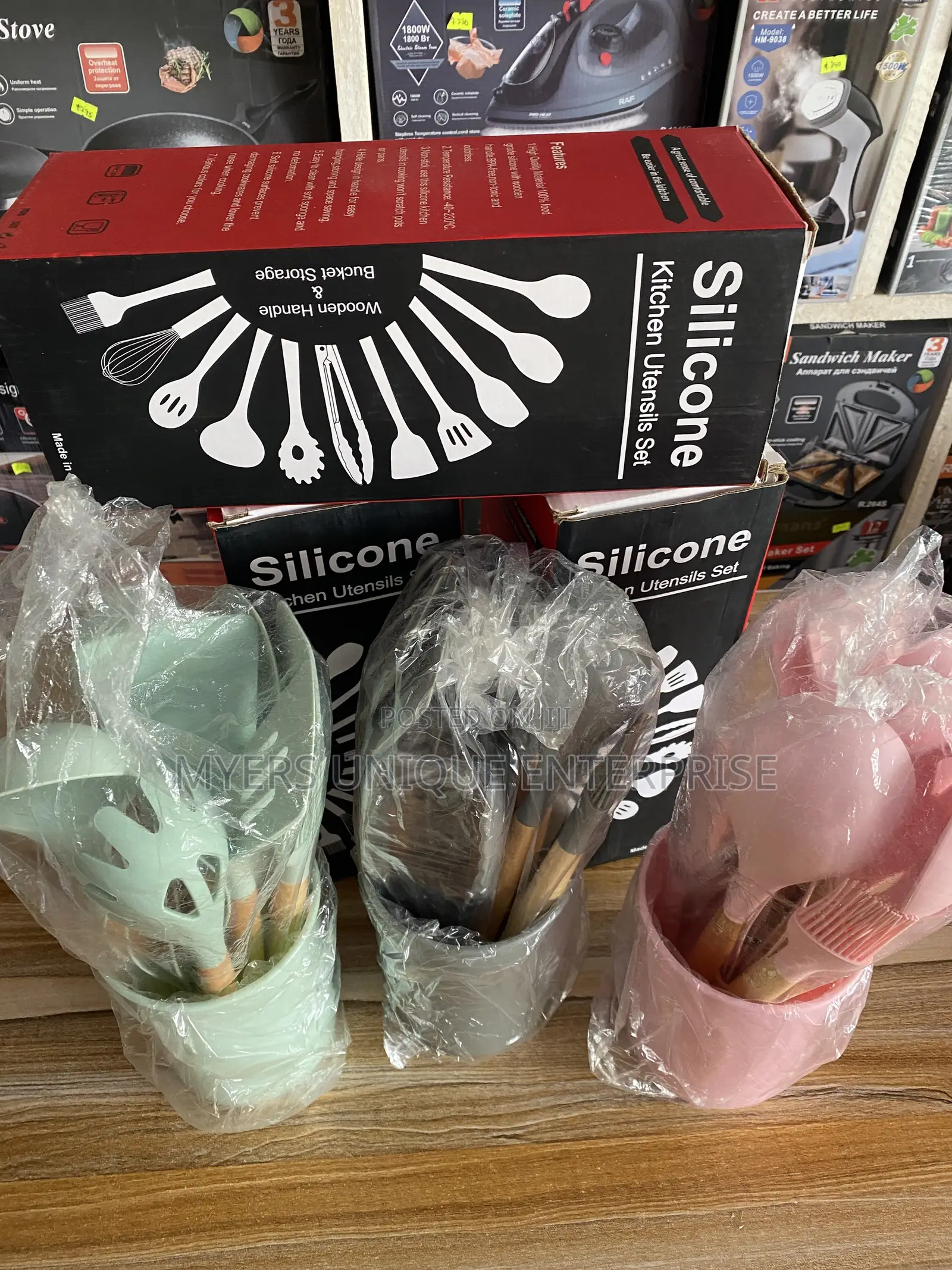 12pcs Silicon Kitchen Set-Any Color Available