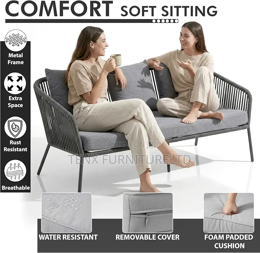 Outdoor Patio Chair Set (5 Seater)