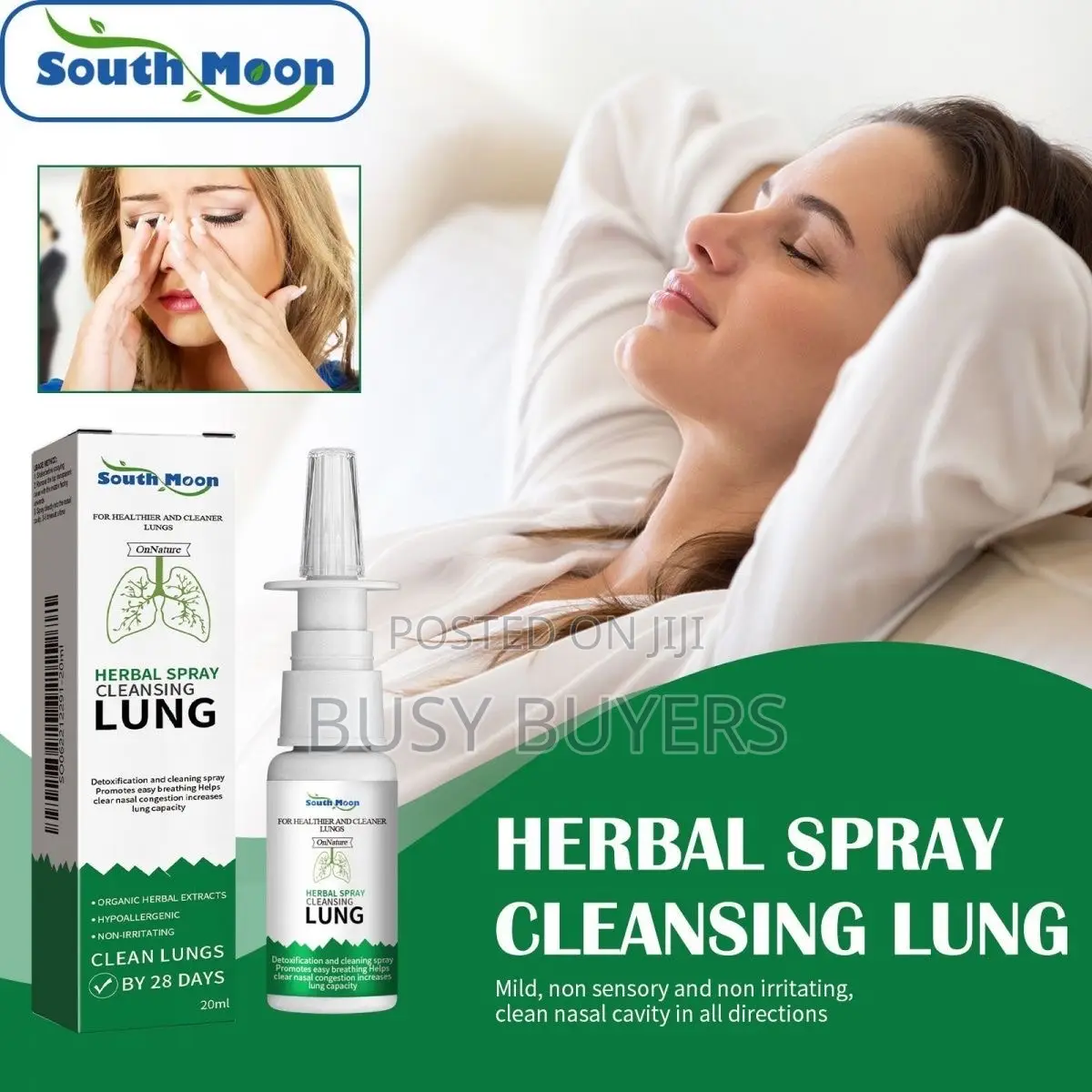 Lungs Herbal Spray Cleansing