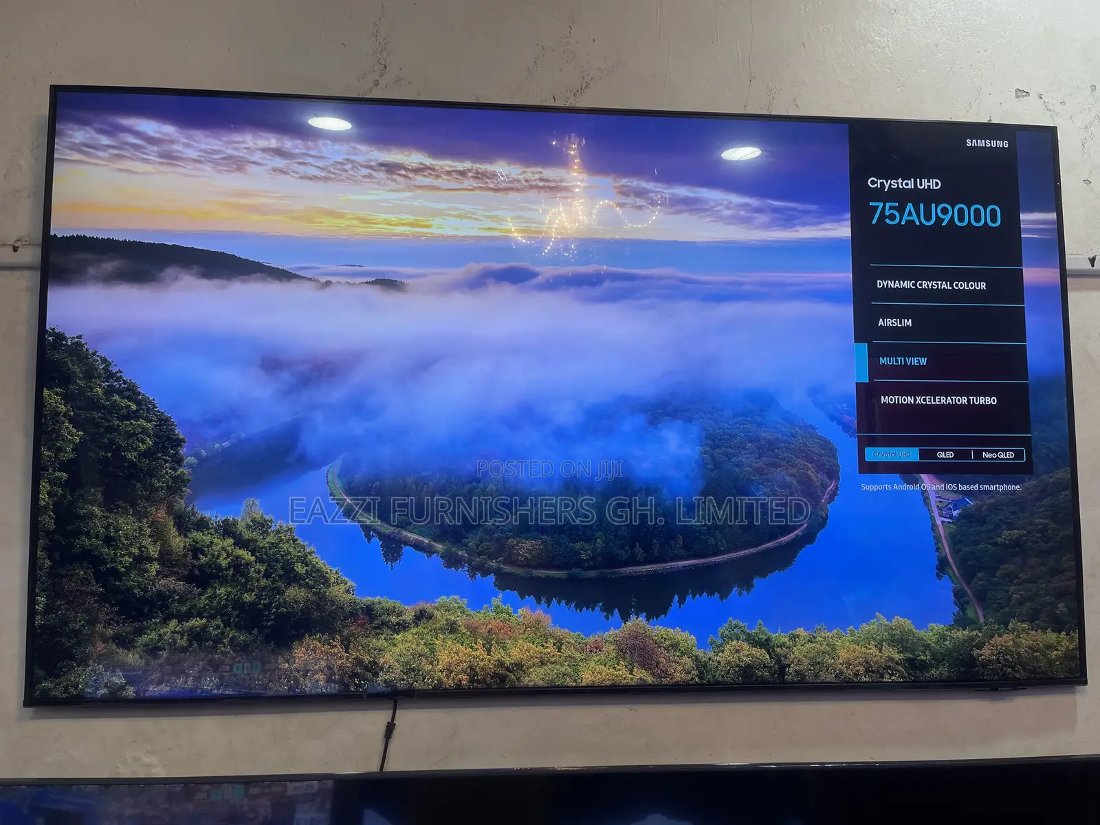 Air Slim 75 Inche Crystal Uhd Uhd HDR Smart Satellite Ultra Slim Tv