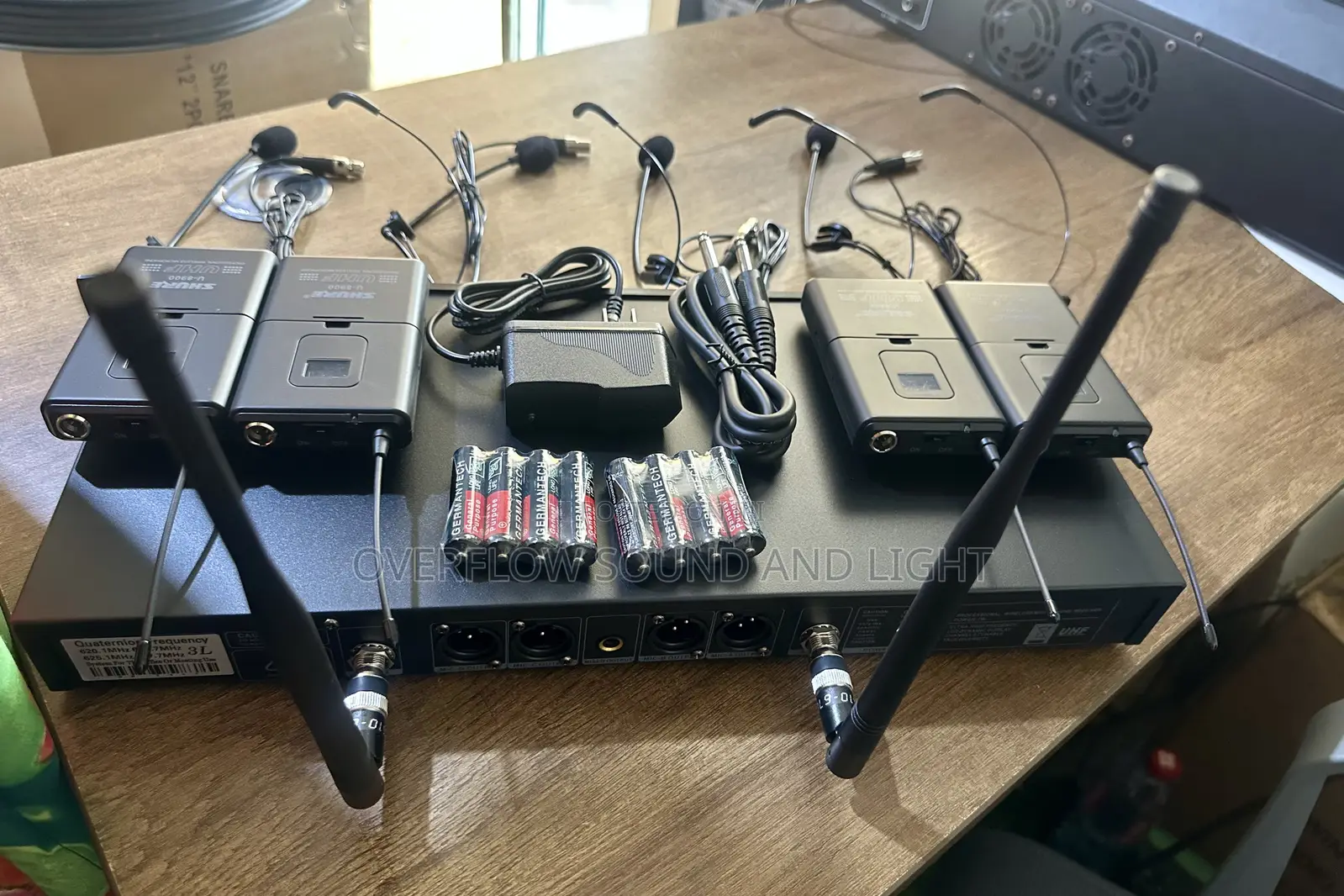 Shure U-8900 Wireless 4-in-1 Head Microphone Bundle