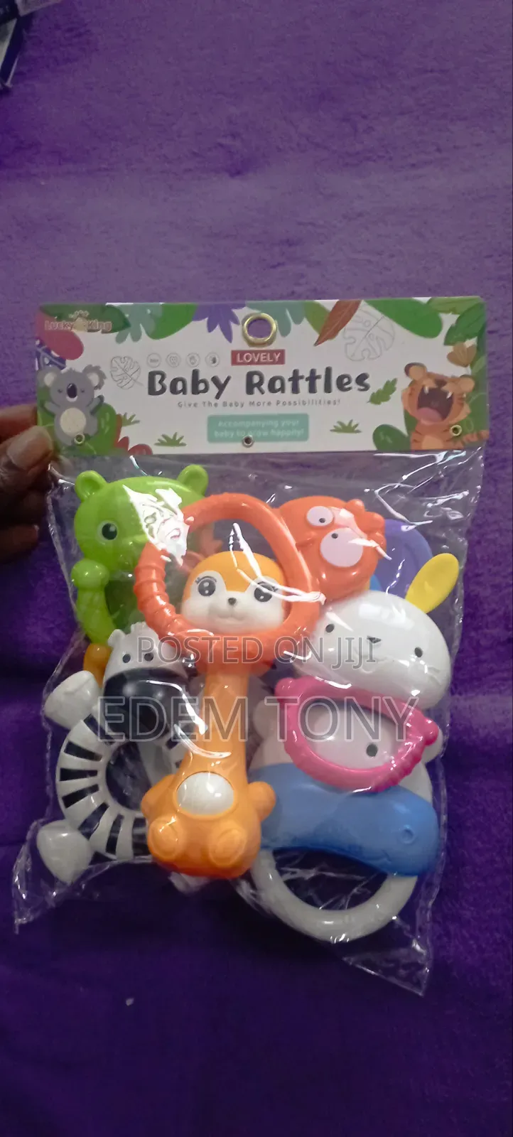 Lucky King Lovely Baby Rattles- 8pcs