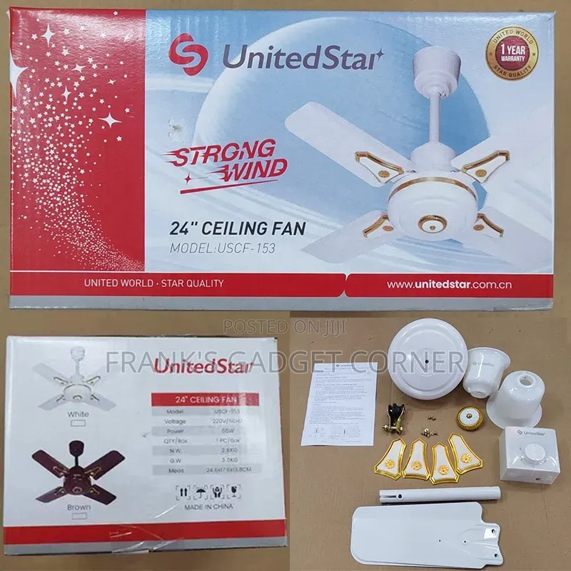 Unitedstar 24" Ceiling Fan