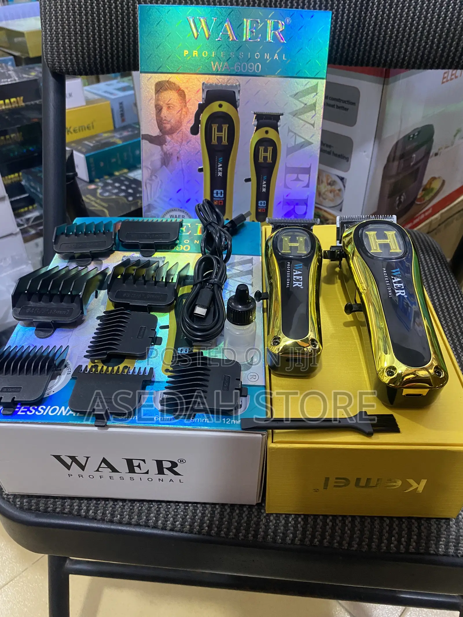 Waer Commercial 2 in 1 Rechargeable Clipper