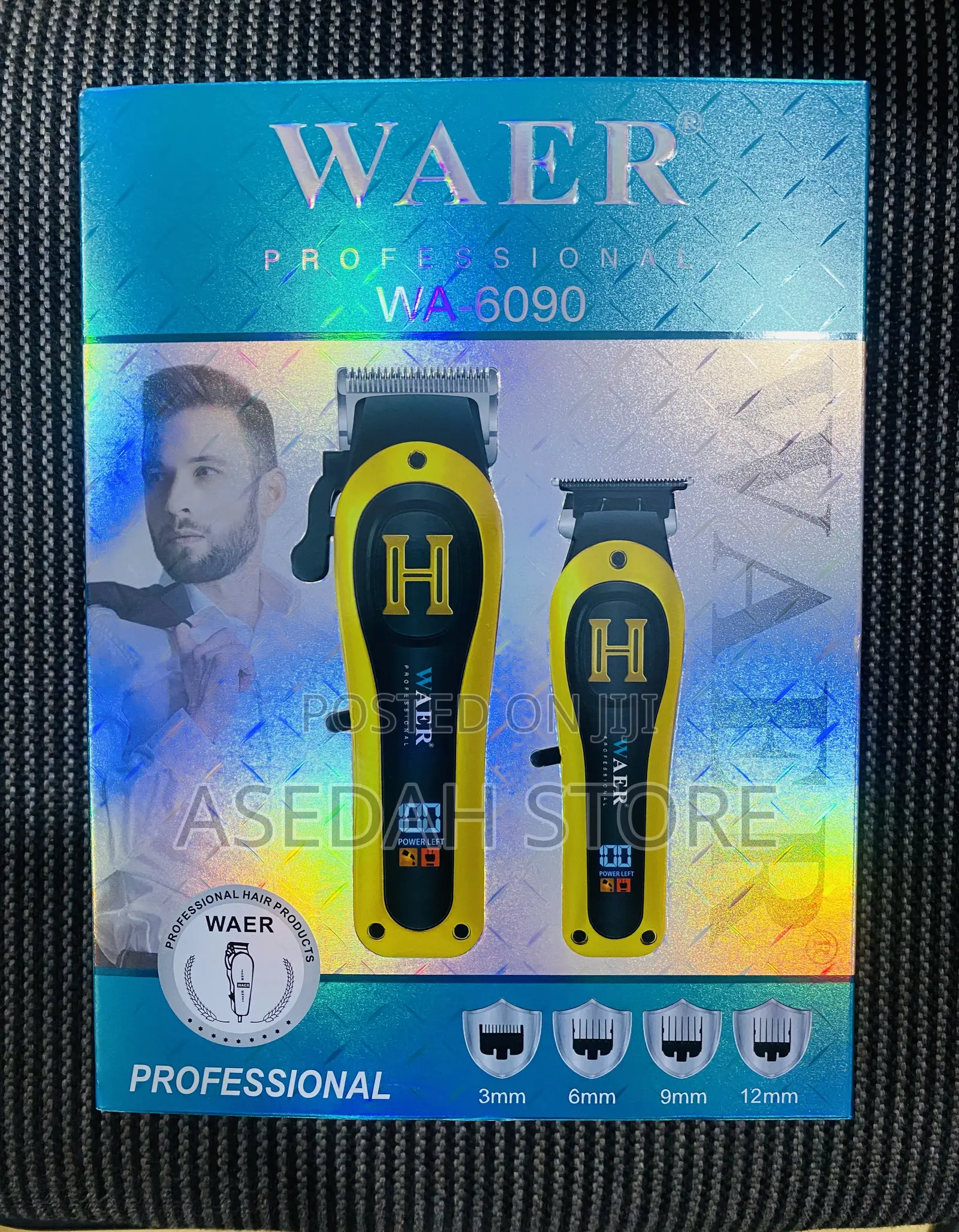 Waer Commercial 2 in 1 Rechargeable Clipper