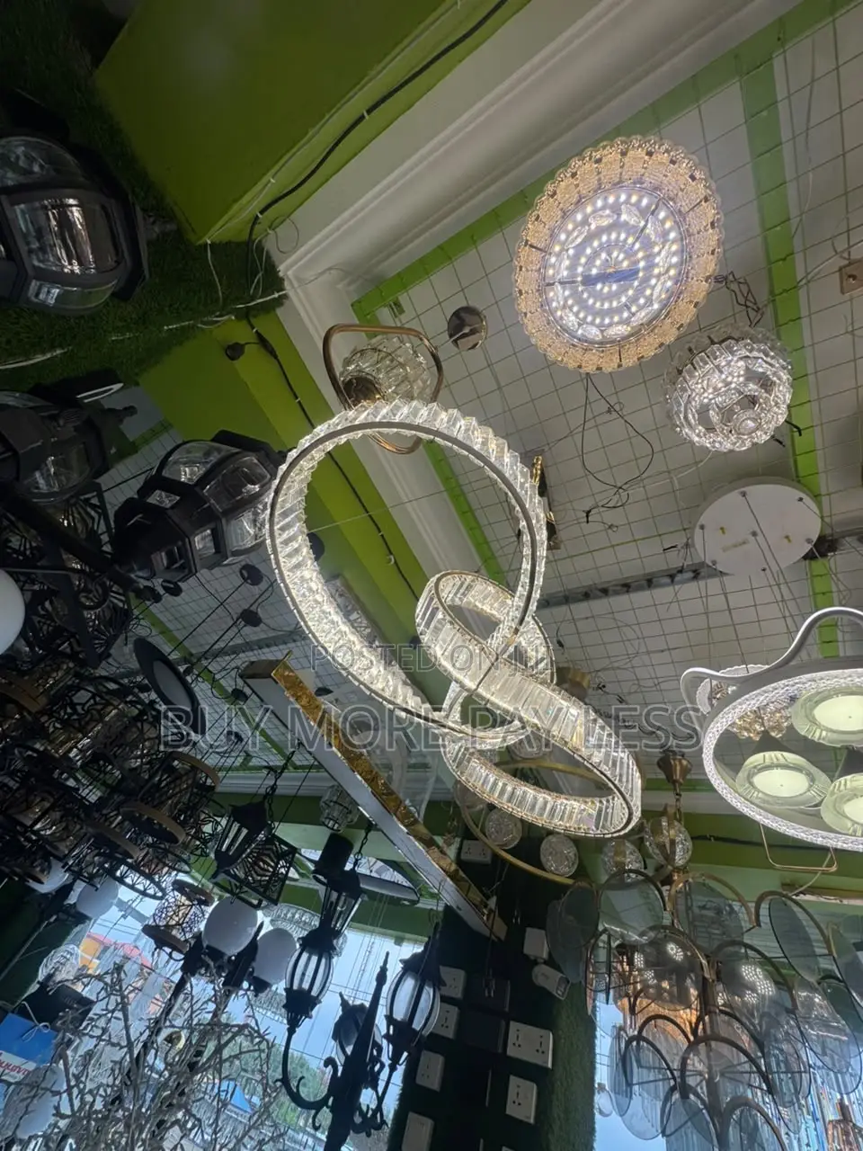 Modern Crystal Ring Chandelier