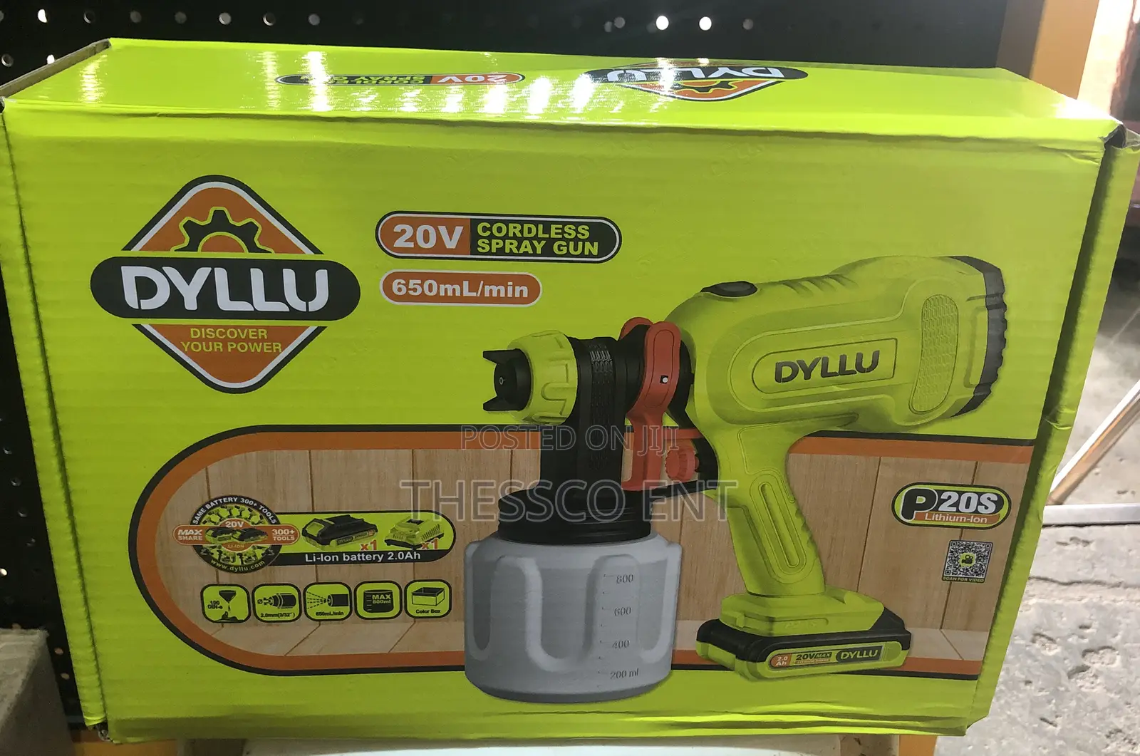 Cordless Spray Gun 20v Dyllu
