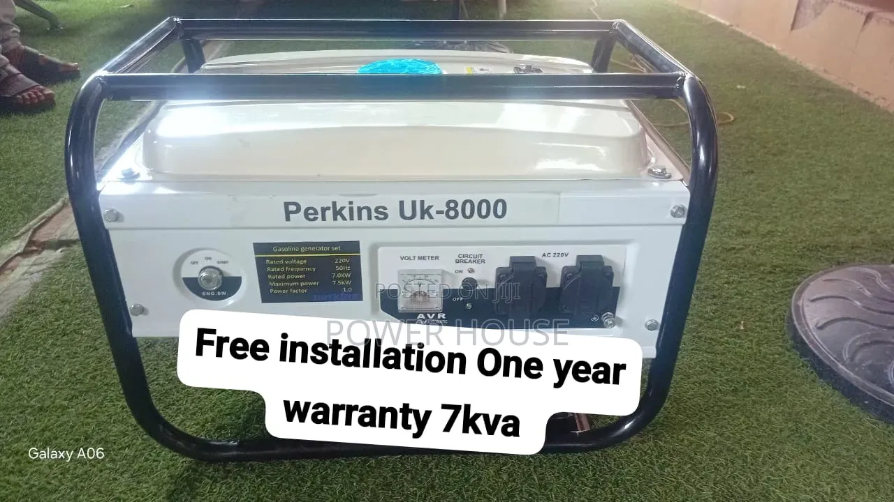 Original Uk Perkins 70kva Generator – Heavy- Power You Can Trust 7kva