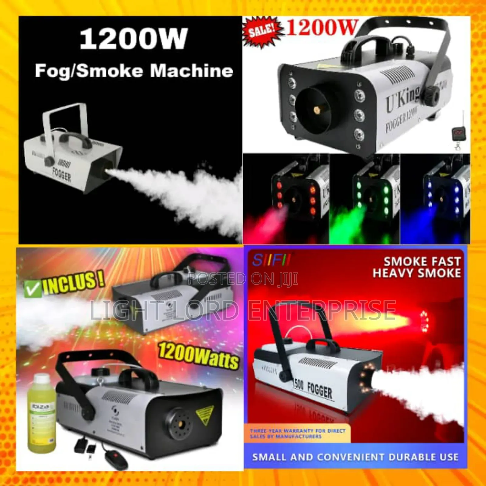 1200watts Smoke Machine With Remote Control
