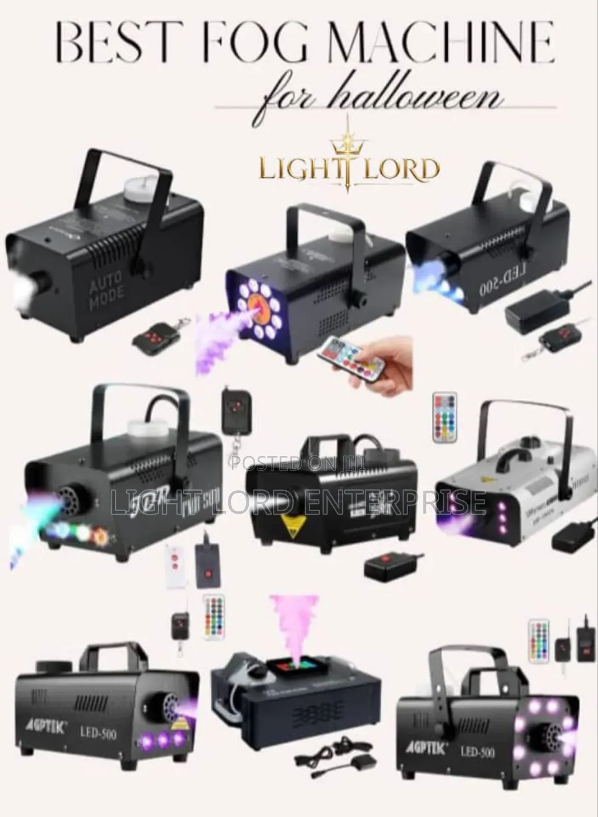 500w/600w/900w Fog Machine