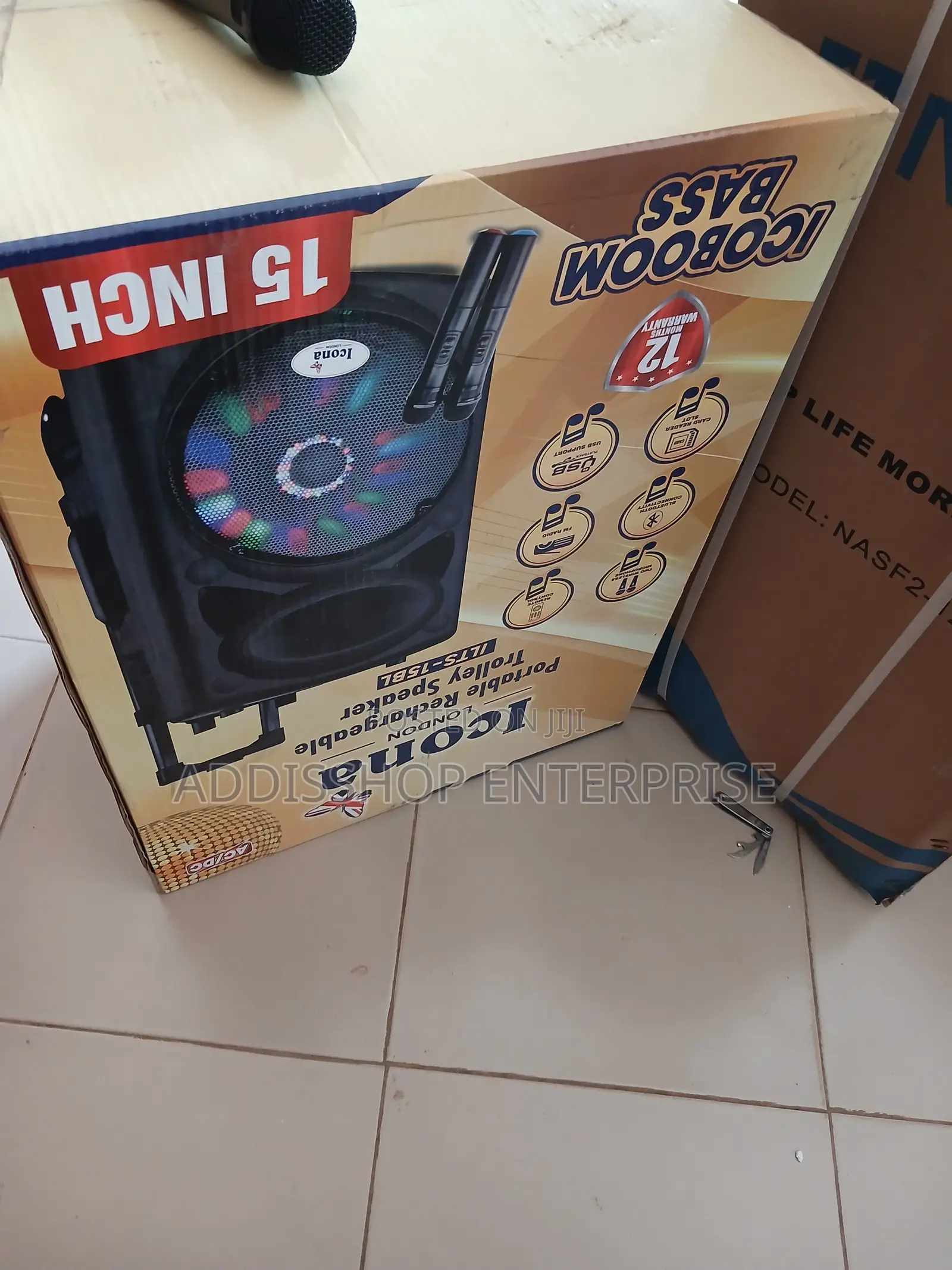 Icona Rechargeable Speaker 12 Inches
