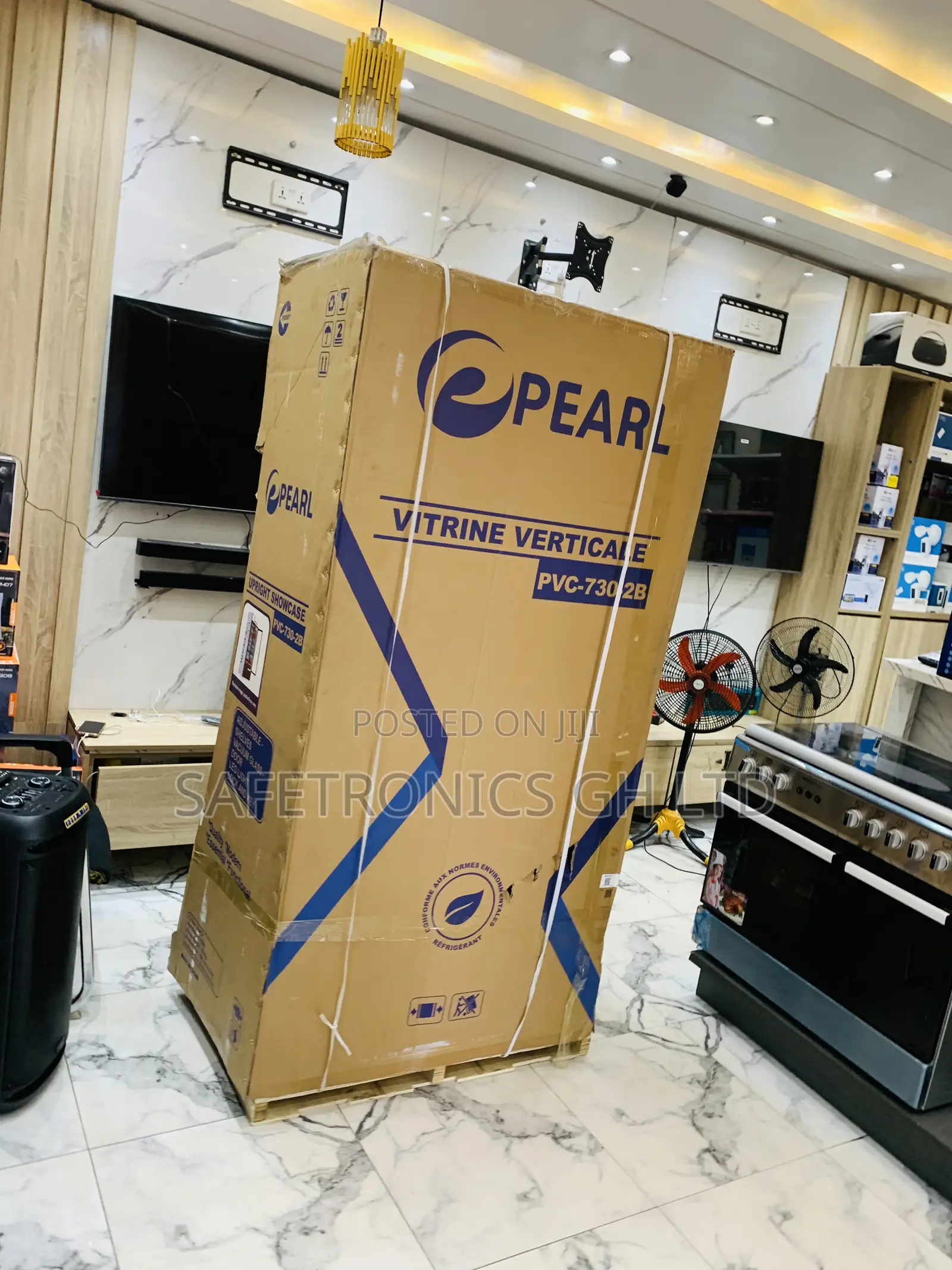 Sealed Best Pearl 610liters Double Door Display Fridge PVC-730-2b
