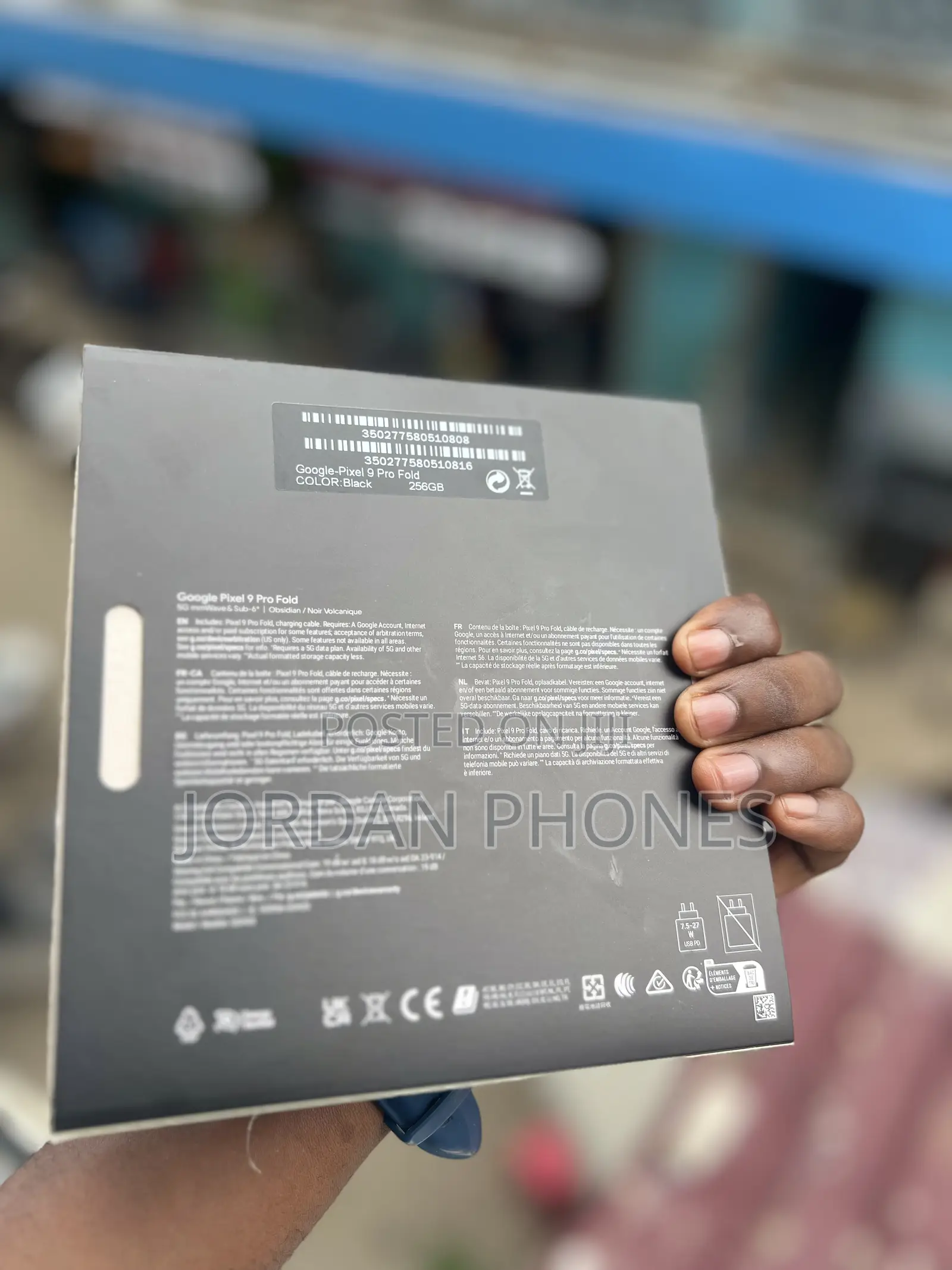 New Google Pixel 9 Pro Fold 256 GB Black