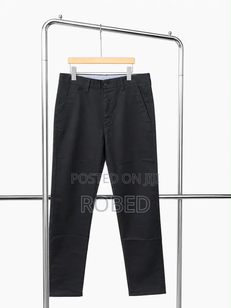 Non Stretch Khaki Trousers