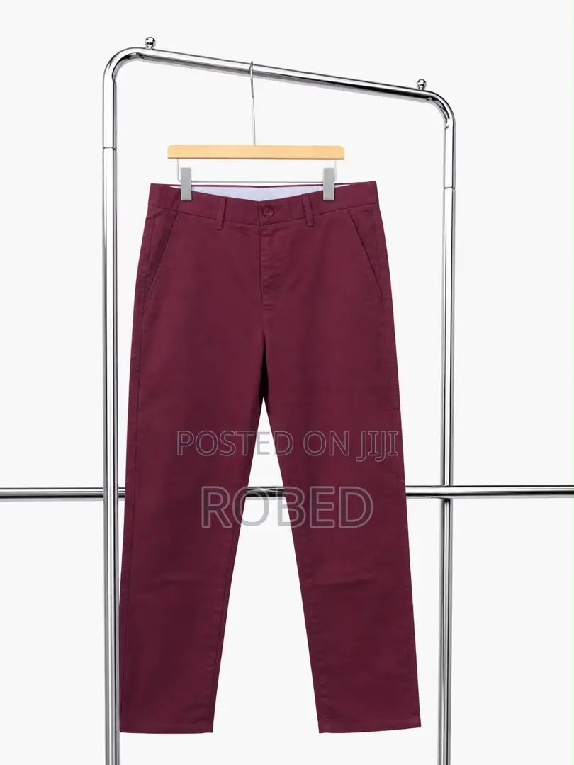 Non Stretch Khaki Trousers