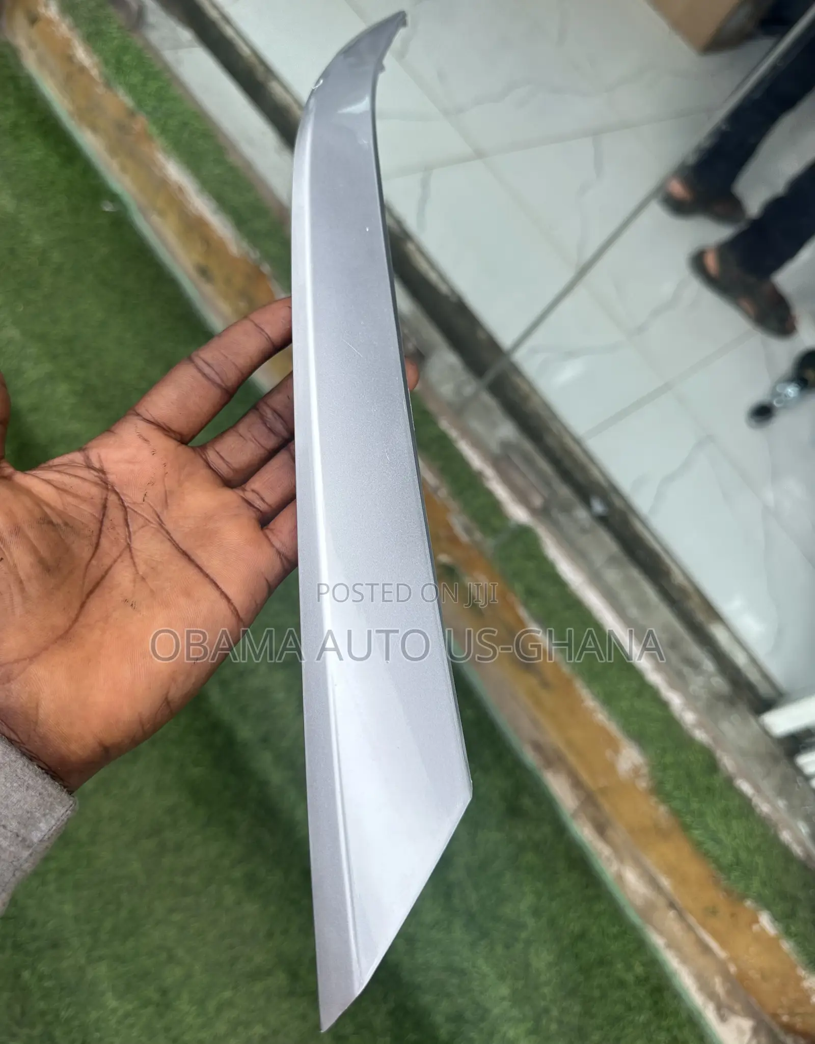 Hyundai Santa Fe Santafe 2019 2020 Front Bumper Chrome Molding Mouldin