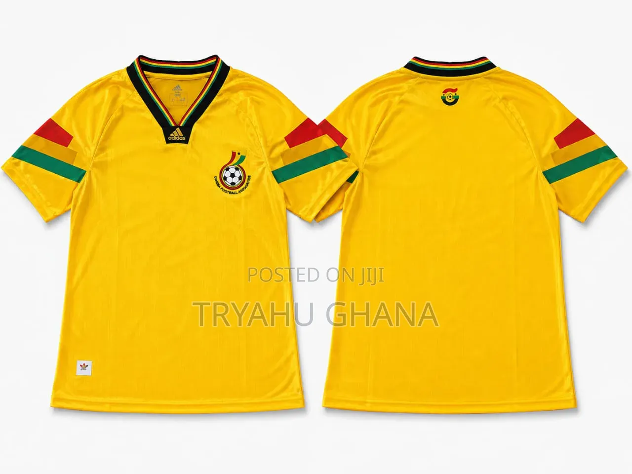 Black Stars Supporters Jersey – Authentic Ghana Football Wear-Tryahu