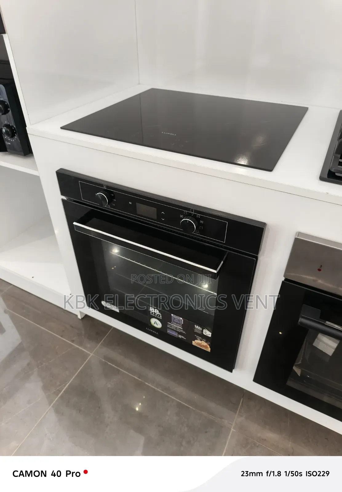 Luxell 60cm Full Set Electric Cooker+ Digital Oven+ Extractor