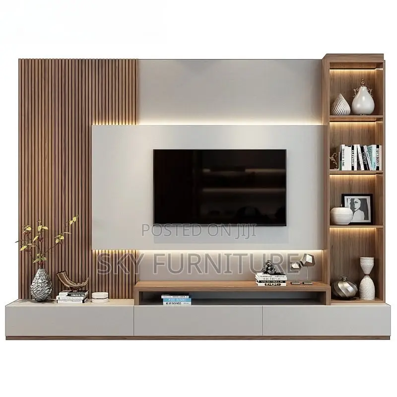 Modern Custom Media Tv Wall Unit
