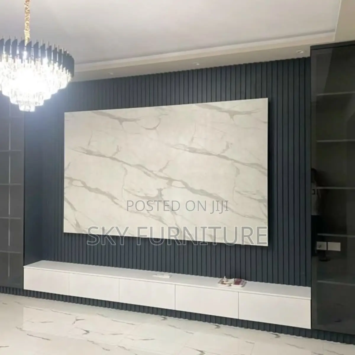 Modern Custom Media Tv Wall Unit