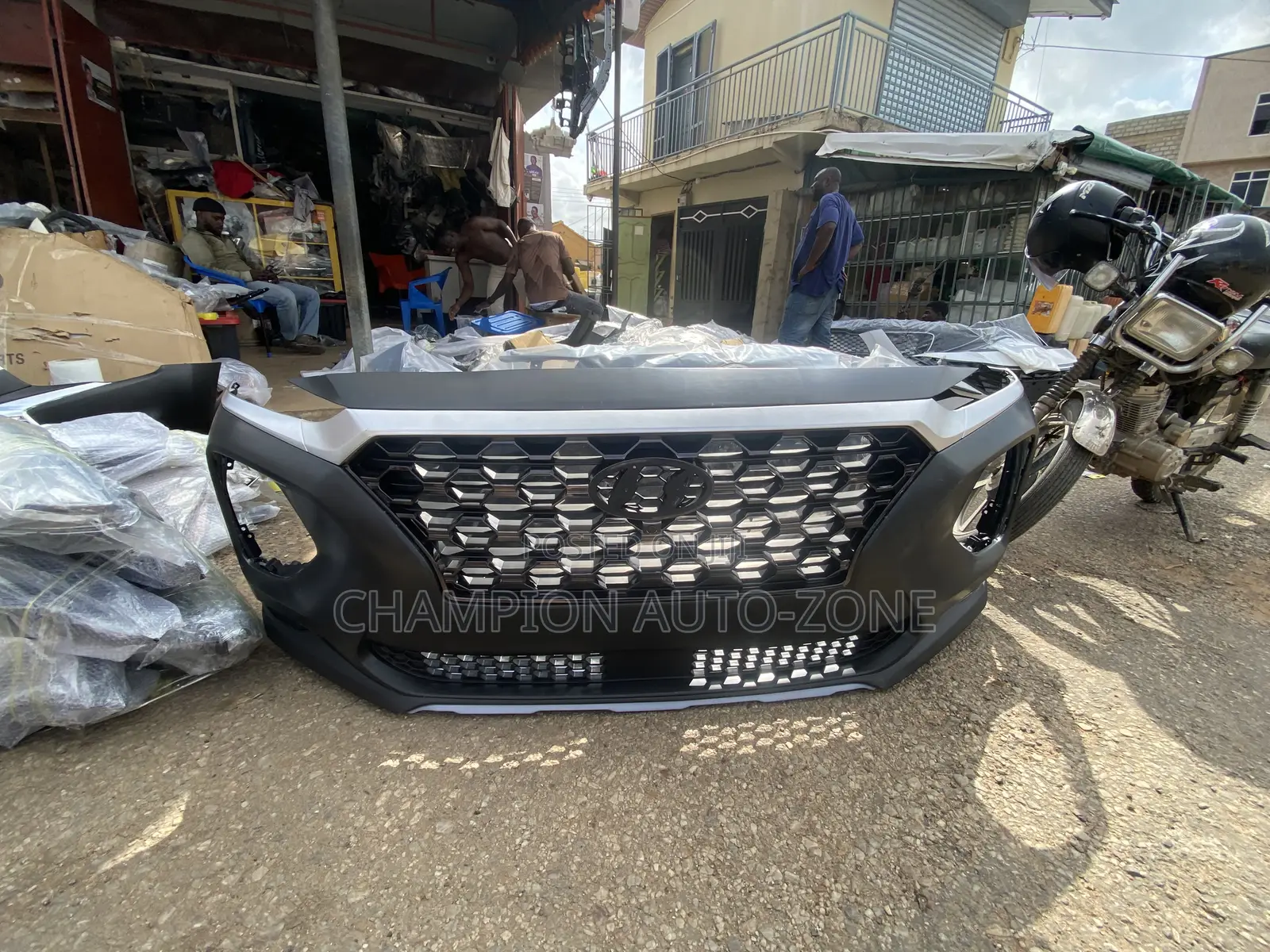 Hyundai Santa Fe 2019-2020-2021 Front Bumper Complete