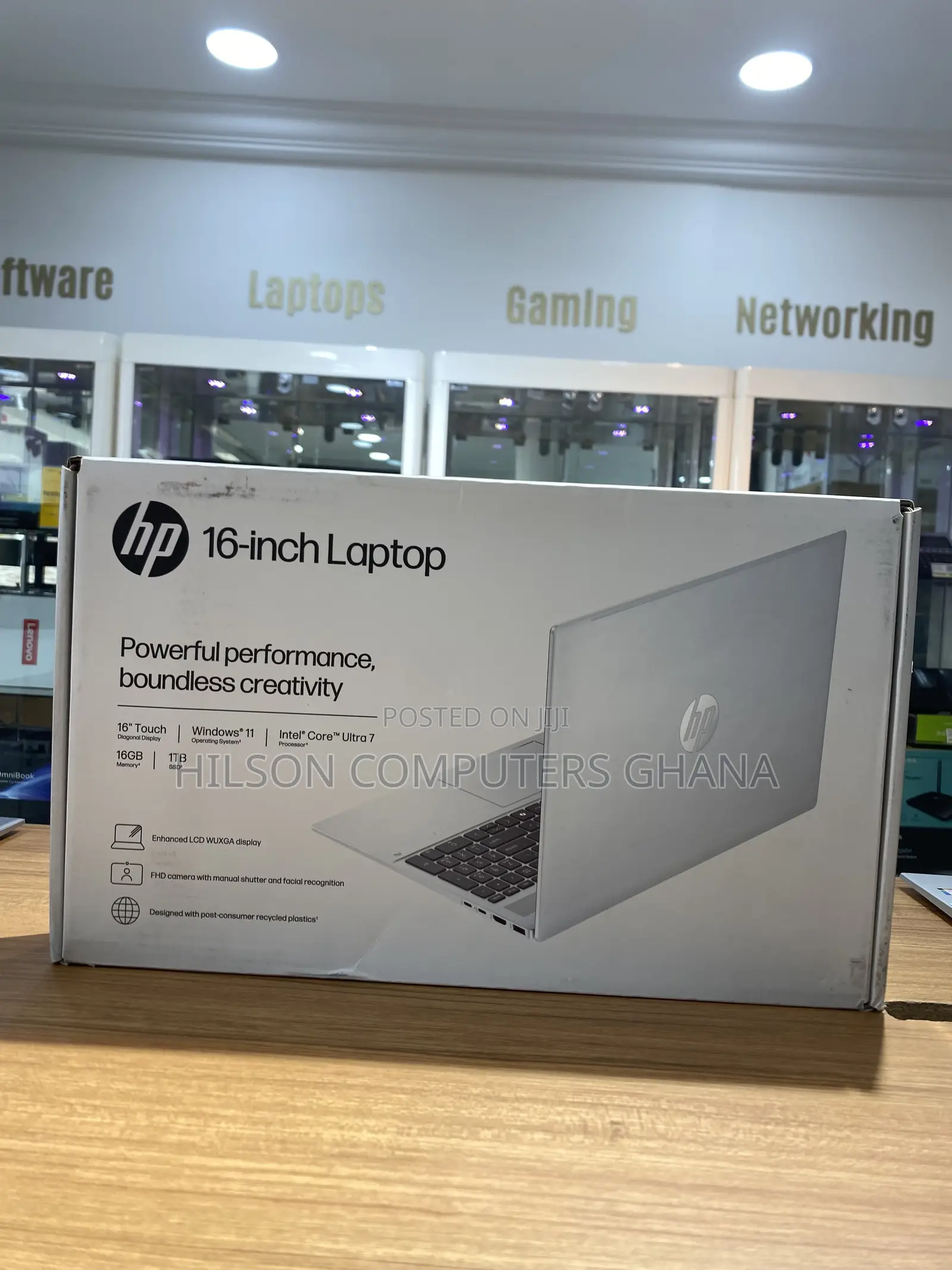 New Laptop HP OmniBook 5 16" 16GB Intel Core Ultra 7 SSD 1T