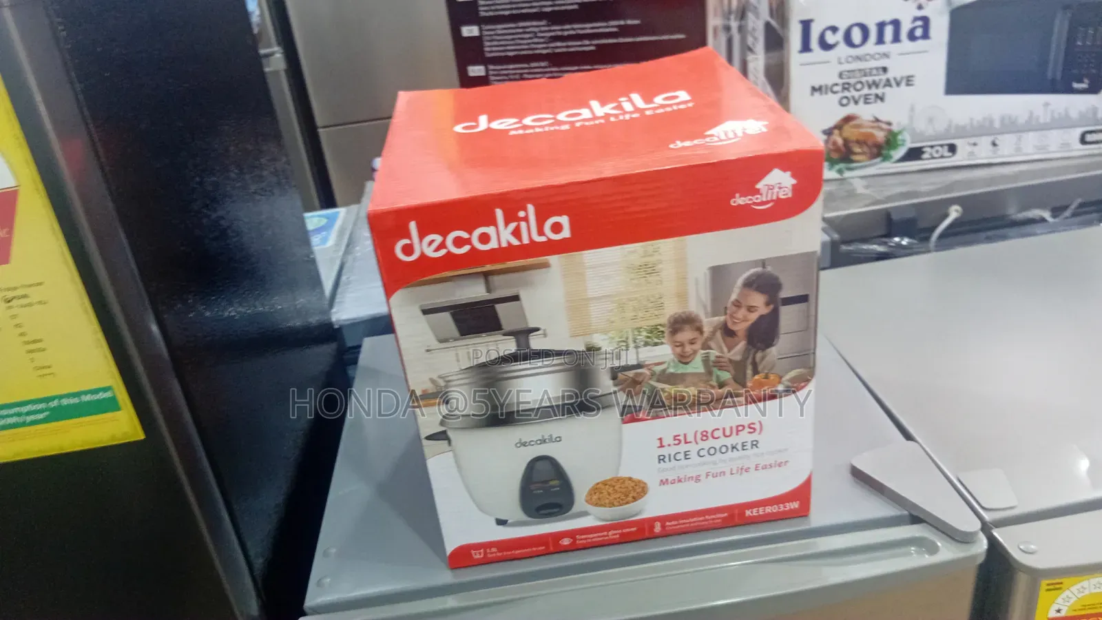 Save Time With the Powerful Decakila 1.5l Electric Rice Cooker
