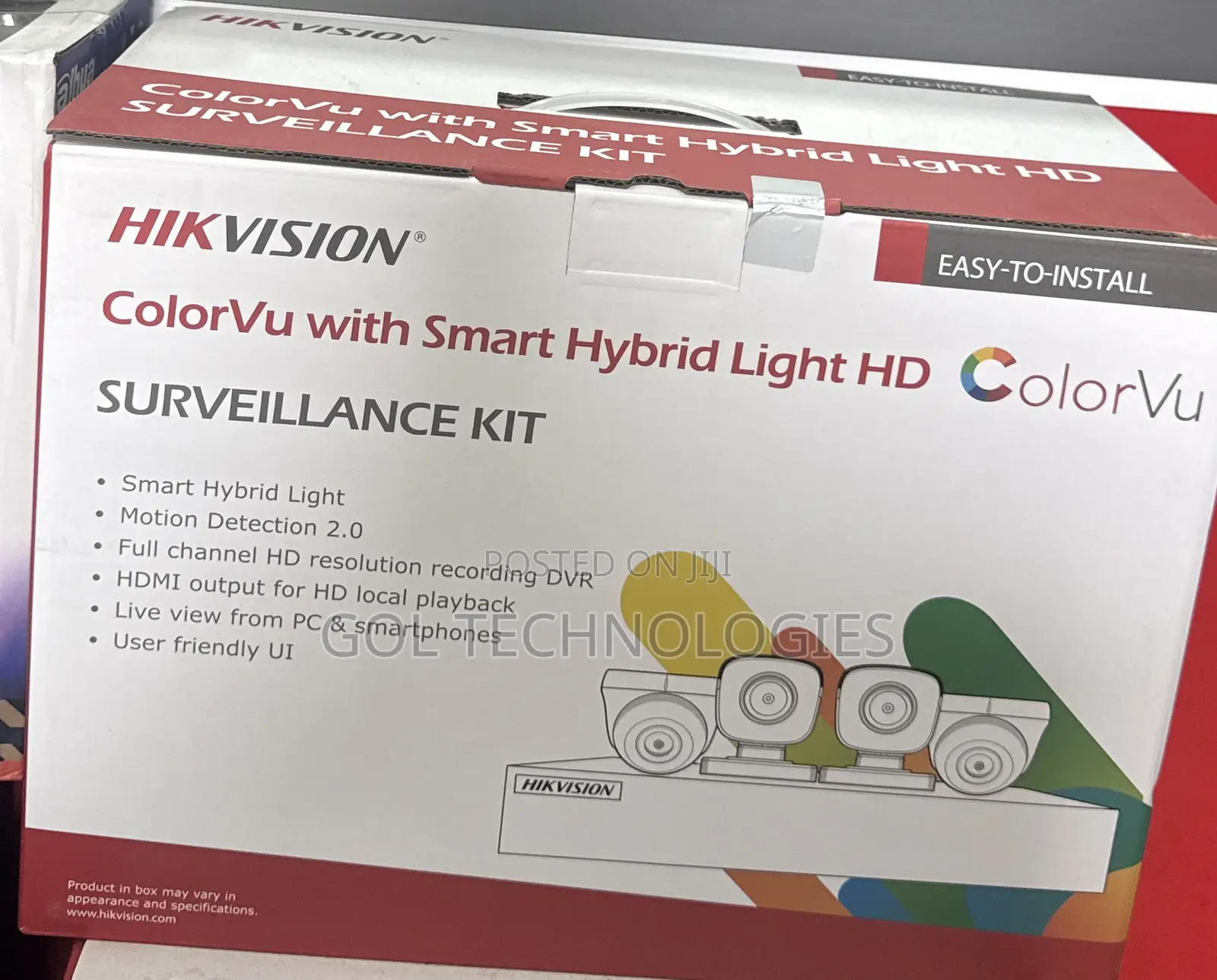 Hikvision 4channel Colorvu With Smart Hybrid Light Kit
