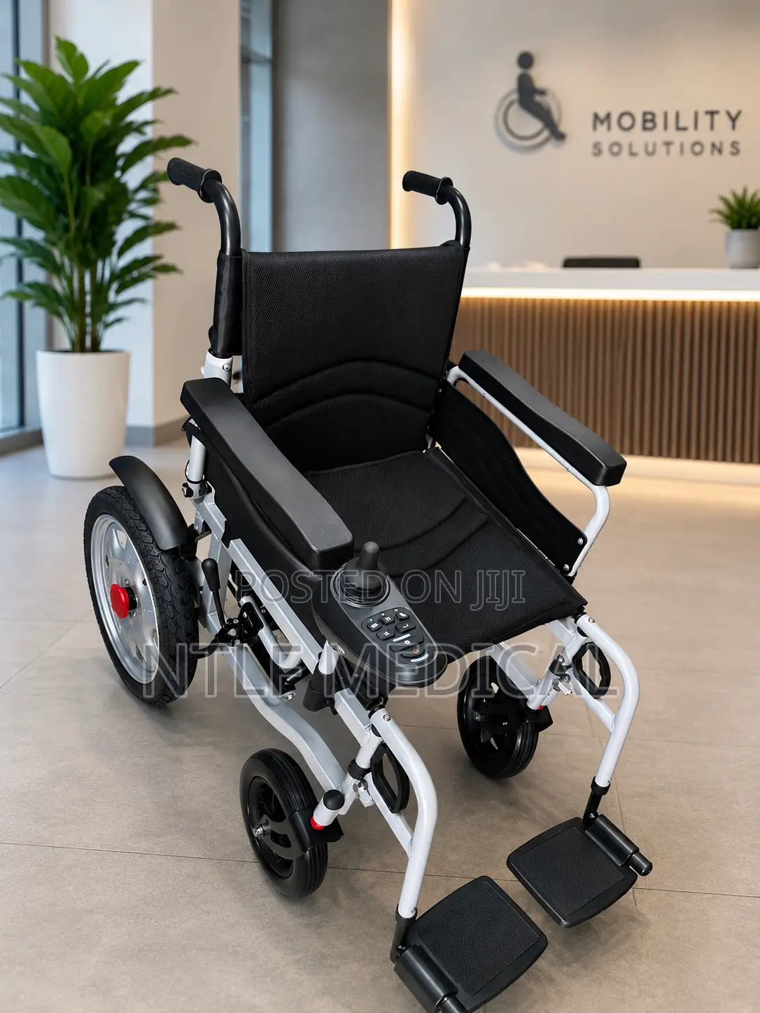 Electric Wheelchair (Short Back, Foldable)