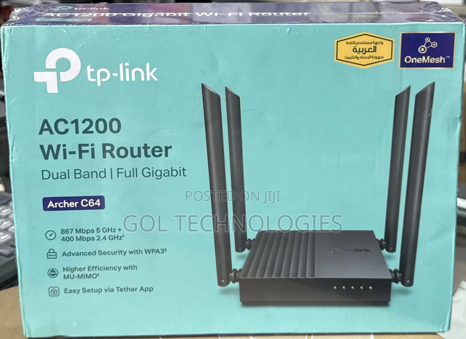 Tp Link Ac1200 Wifi Router Dual Band/Full Gigabit