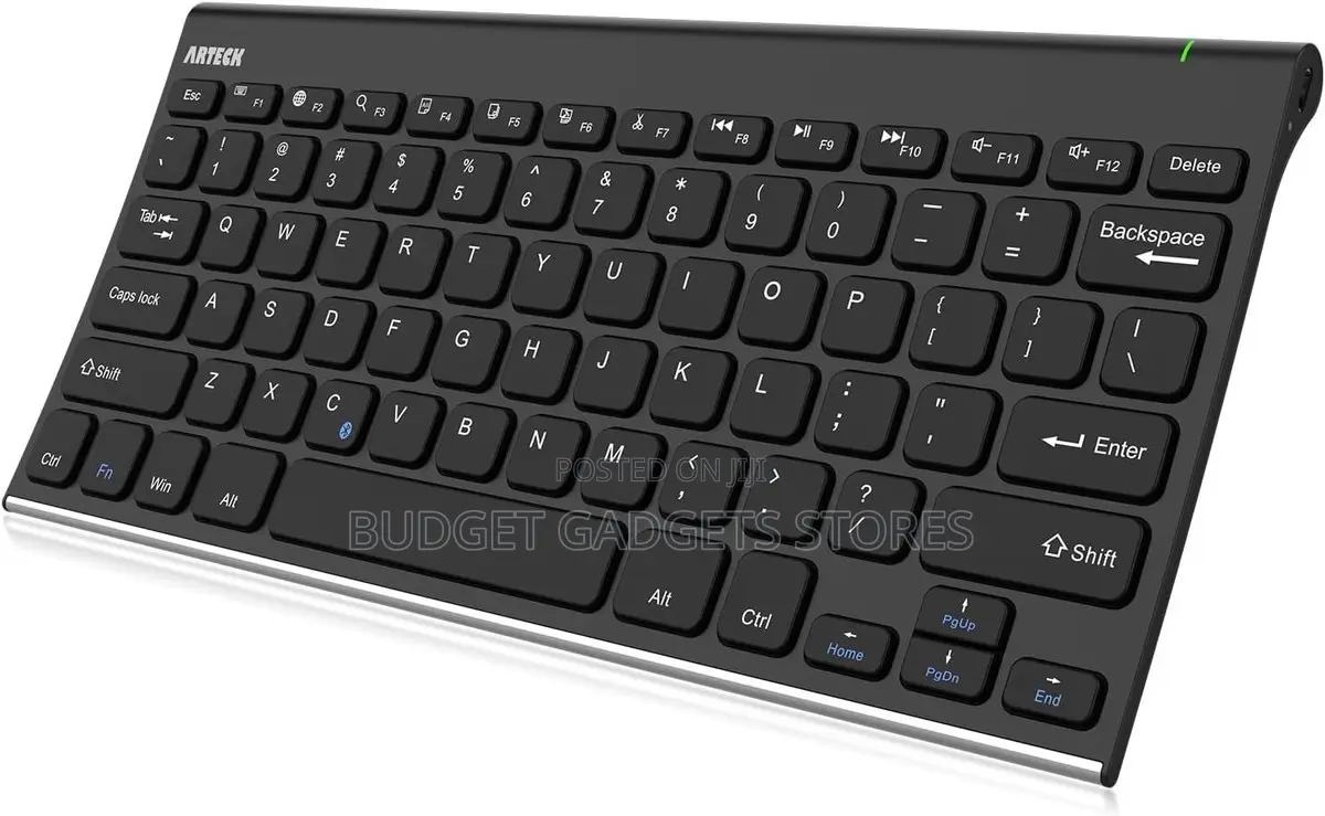 Arteck Hb086 Bluetooth Rechargeable Stainless Steel Keyboard