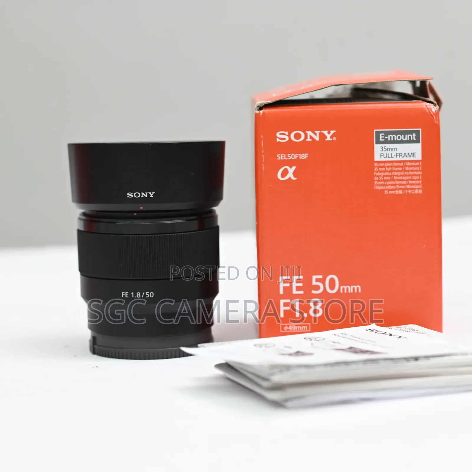 Sony Fe 50mm F1.8 Lens // Opened Box // 6-Months Warranty