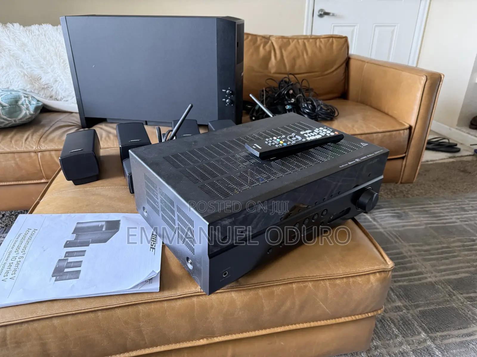 Bose Acoustimass 10 Series v and Yamaha Receiver