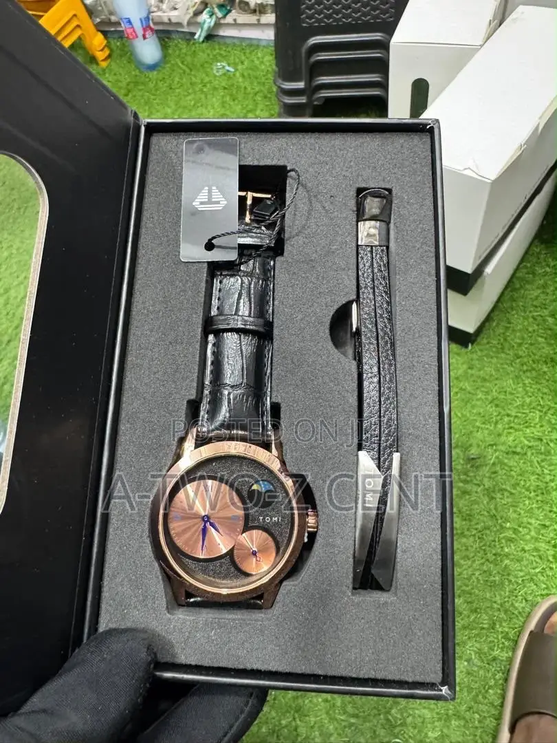 Omi Watch With Bracelet, Box And Bag