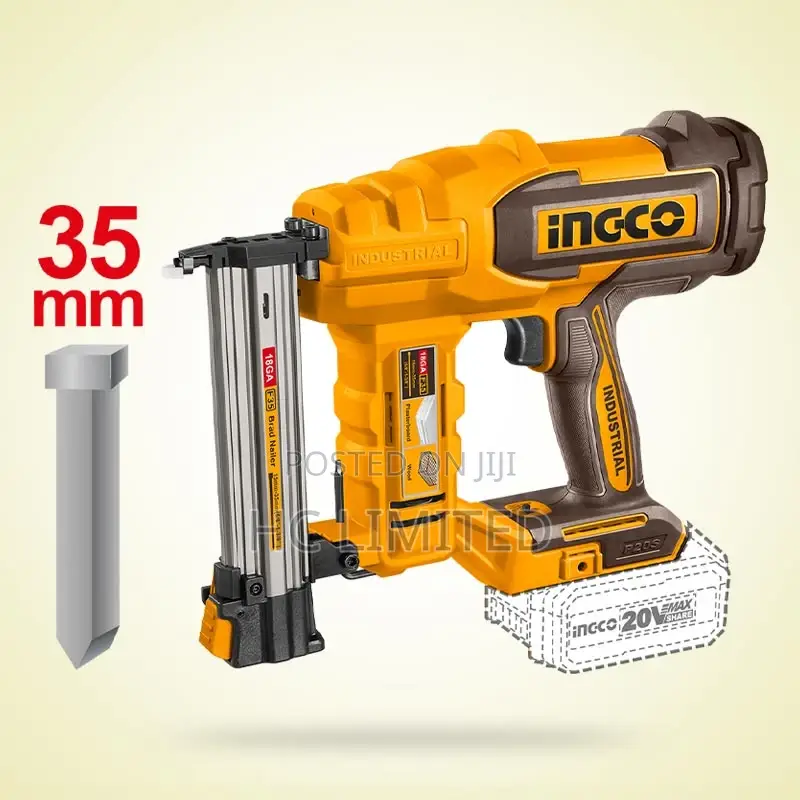 Ingco Cordless 20v Circular Saw 7.25" + Brad Nailer - Cosli240866