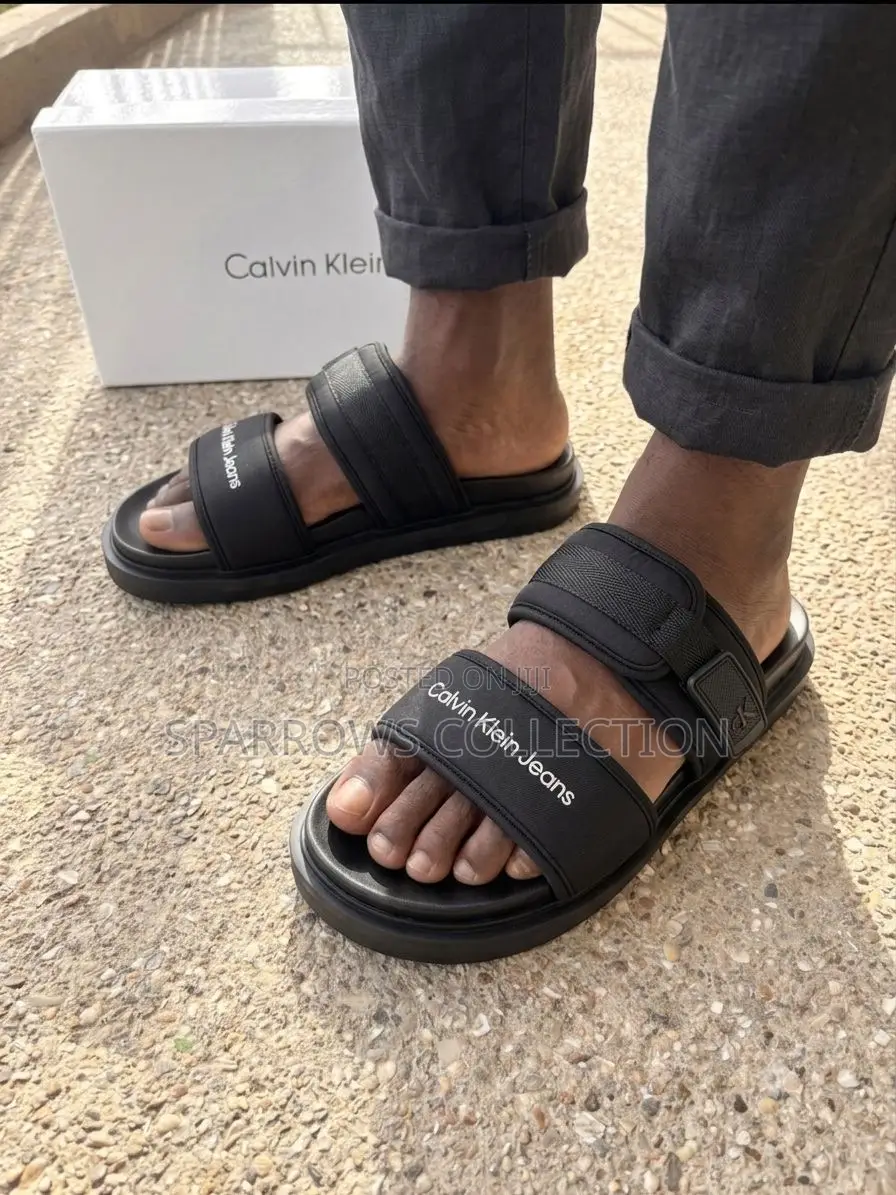 Calvin Klein Jeans Men's Sandals in Black