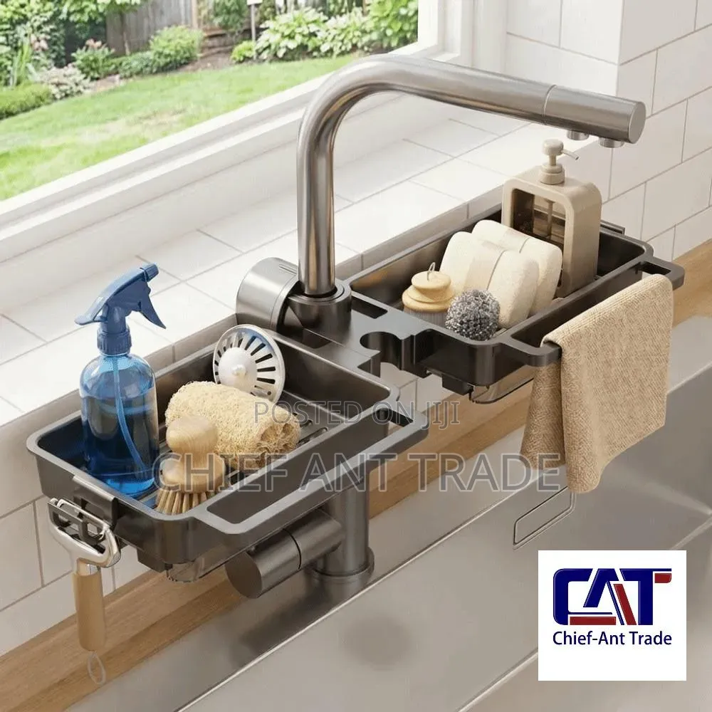 Kitchen Faucet Organizer. Soap Dish Sbs-194-2