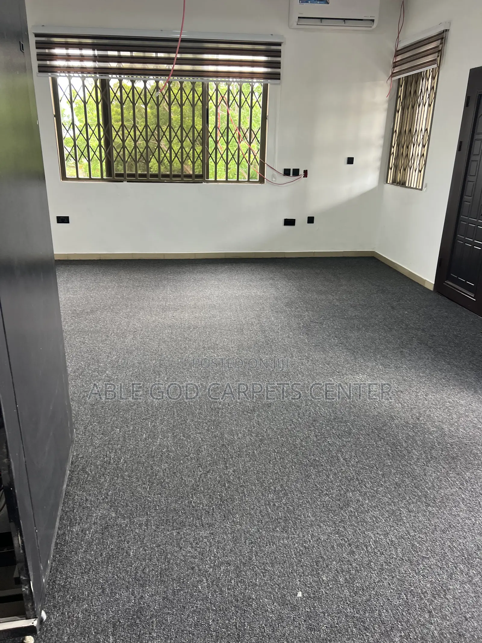 Office Carpet Industrial Gray