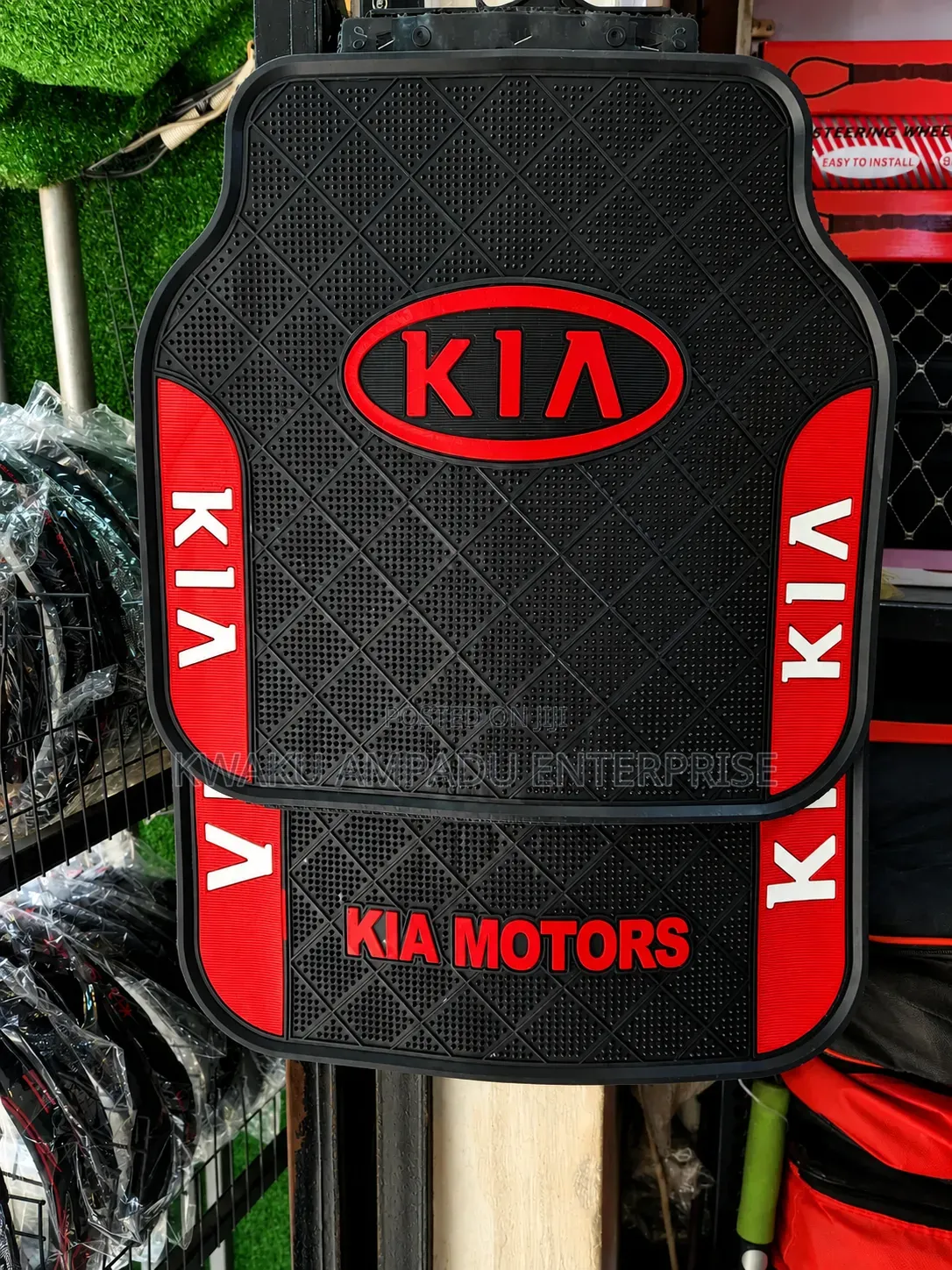 Kia Rubber Red Side/Side Floor Mat