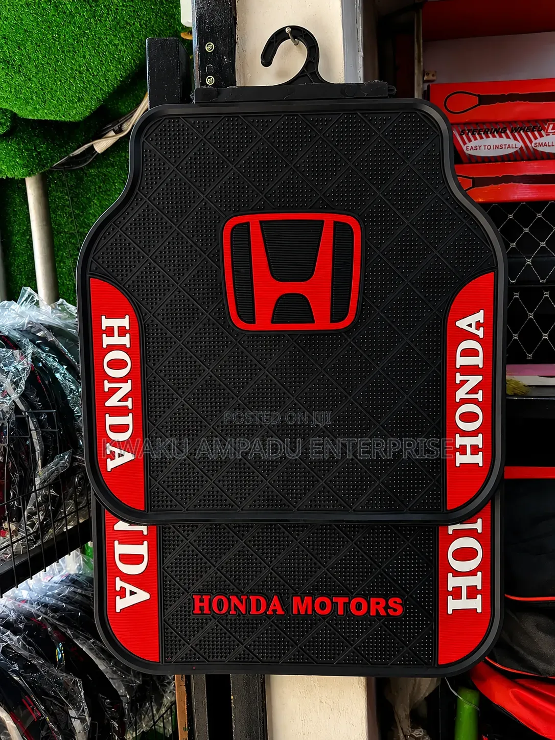 Honda Rubber Red Side/Side Floor Mat